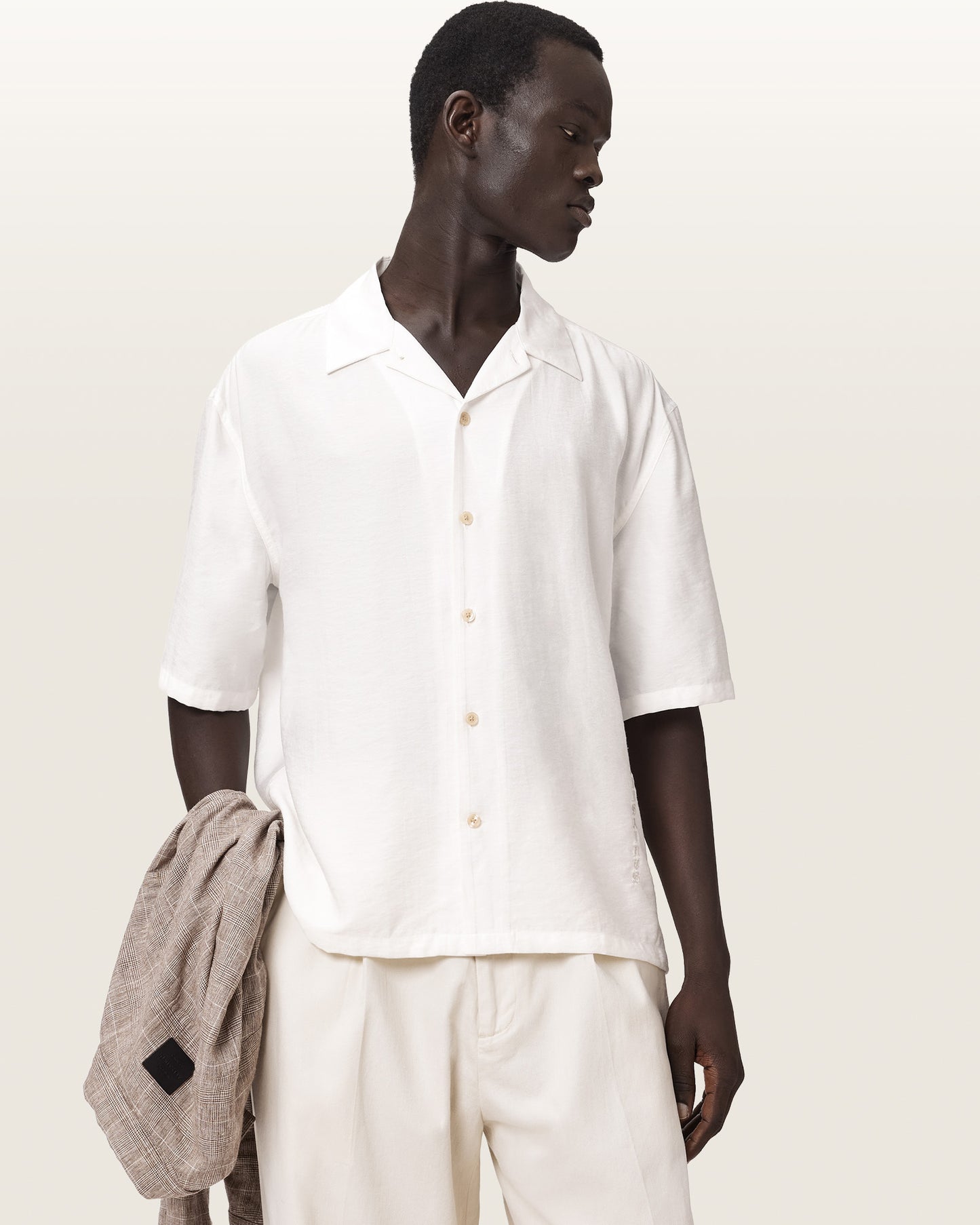 TERN WHITE Color Purley SS Shirt from AllSaints