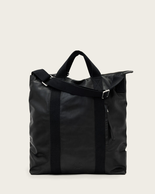 Black Color Kit Leather Backpack from AllSaints