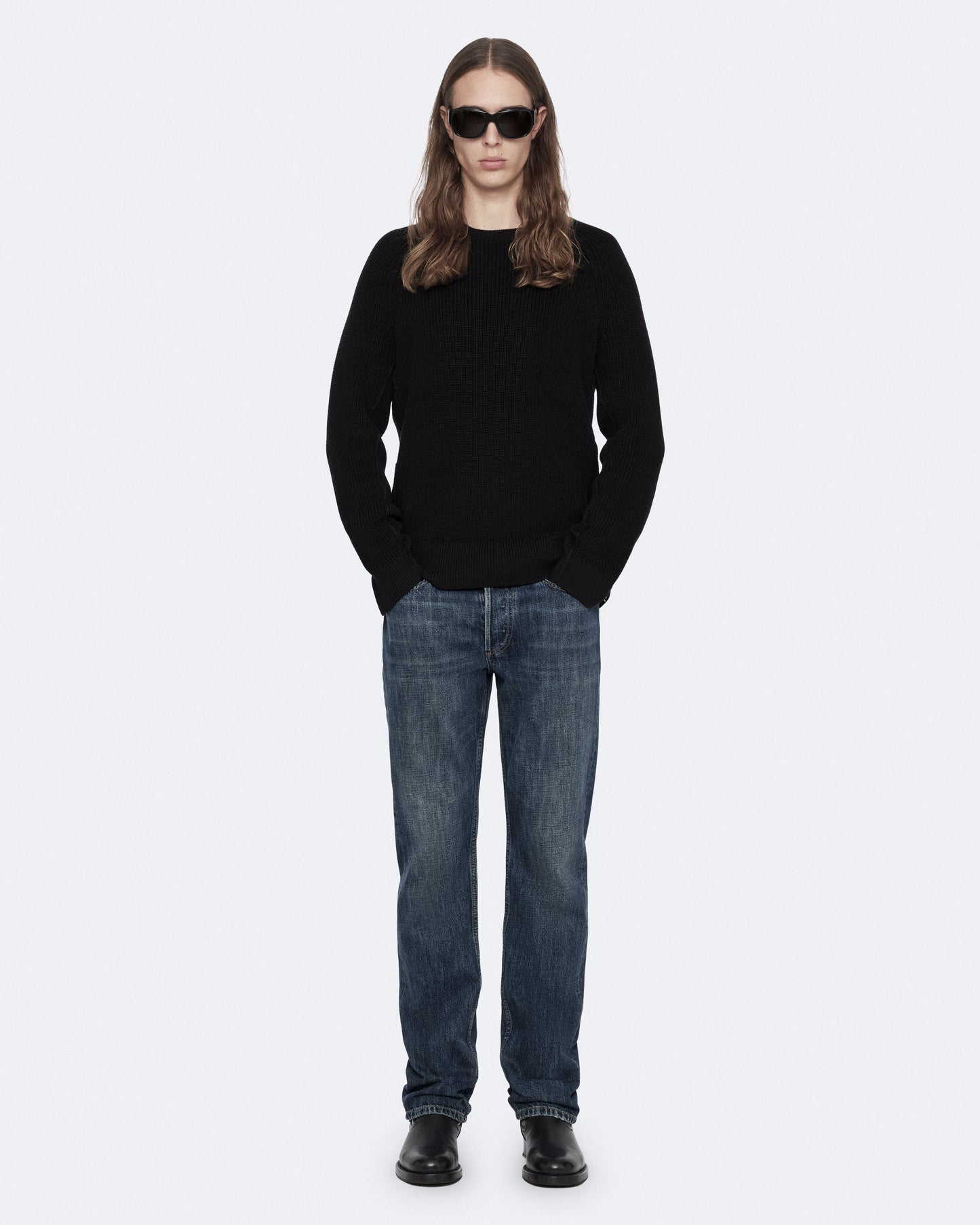 Black Color Kit Crew Jumper from AllSaints
