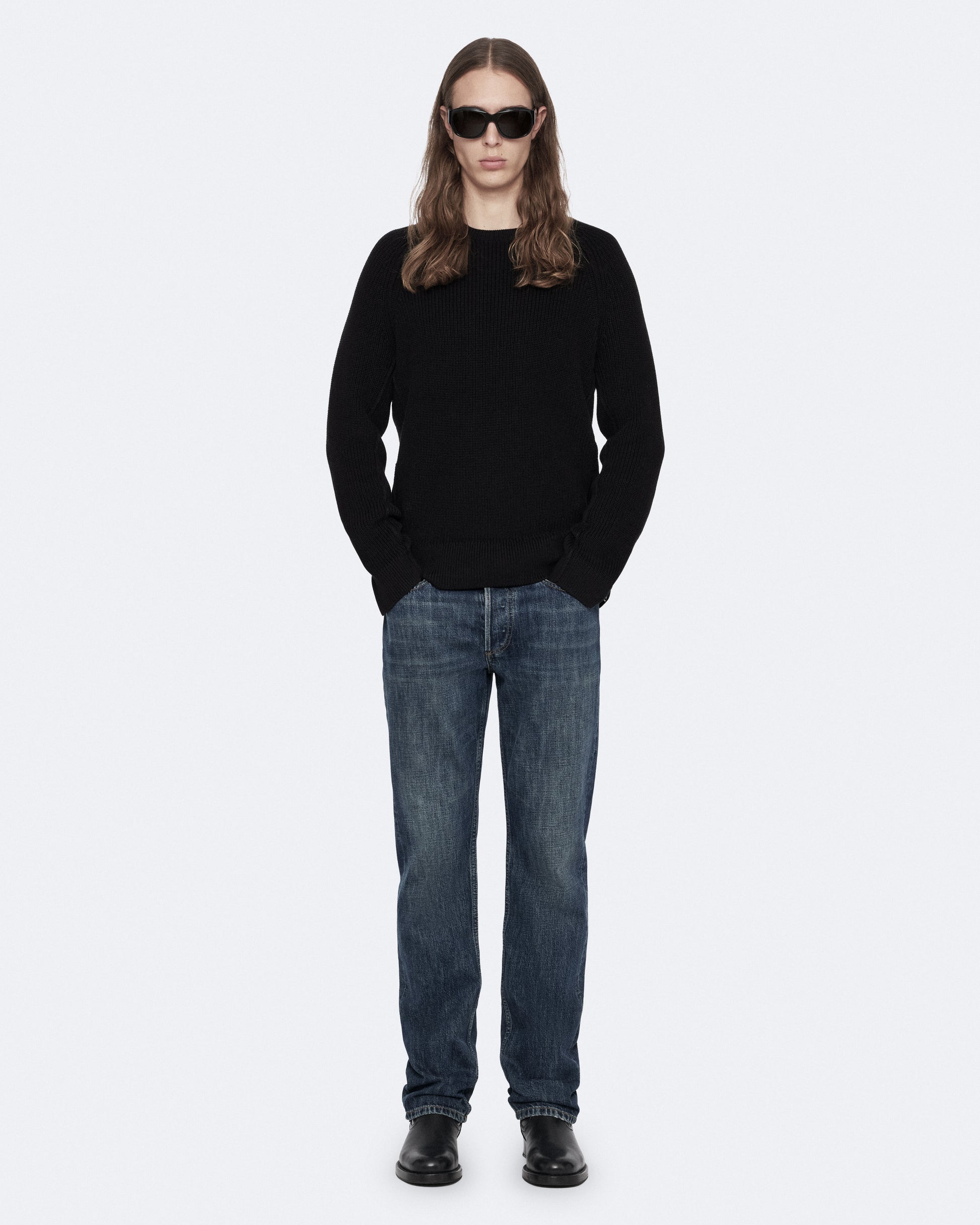 Black Color Kit Crew Jumper from AllSaints