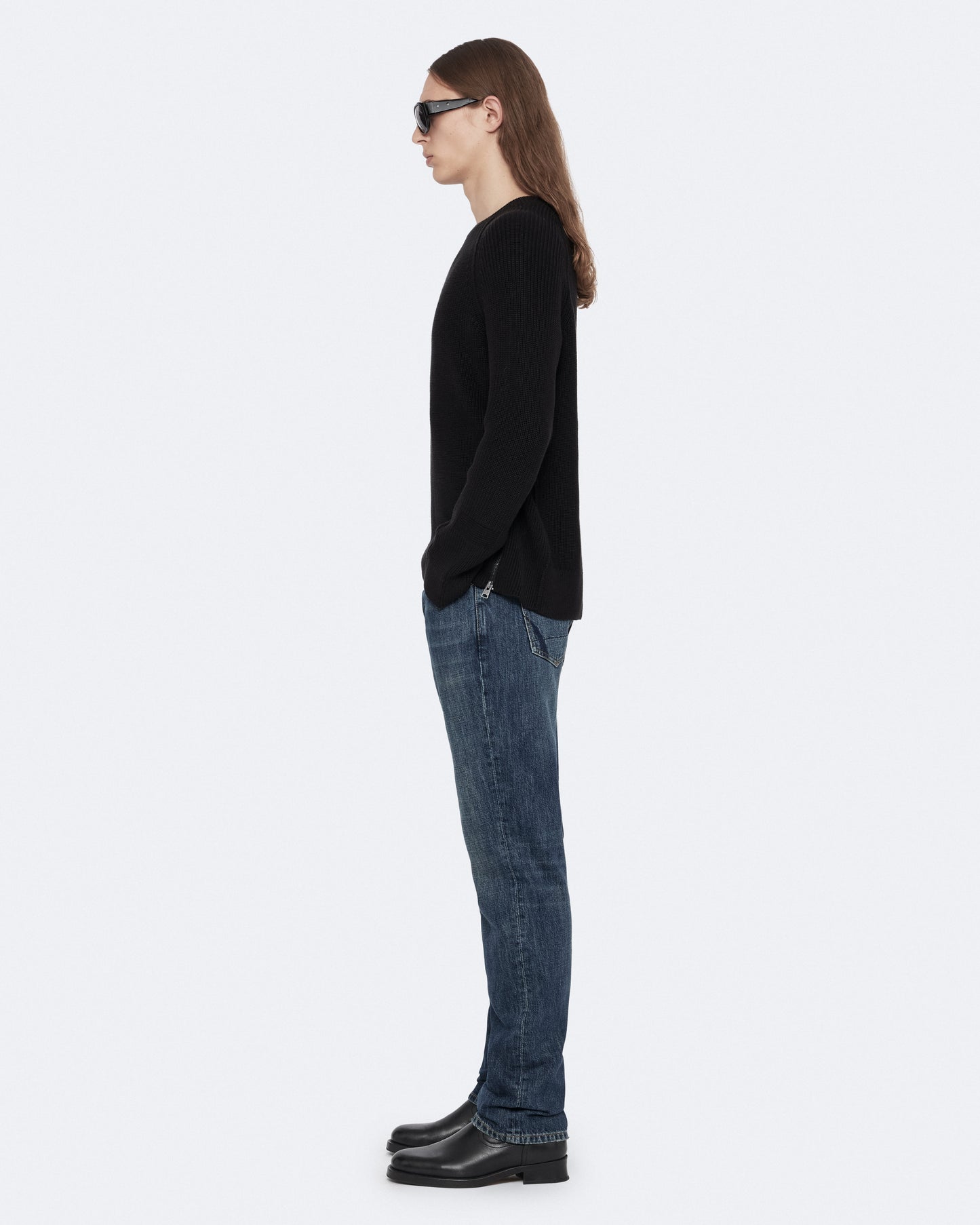 Black Color Kit Crew Jumper from AllSaints