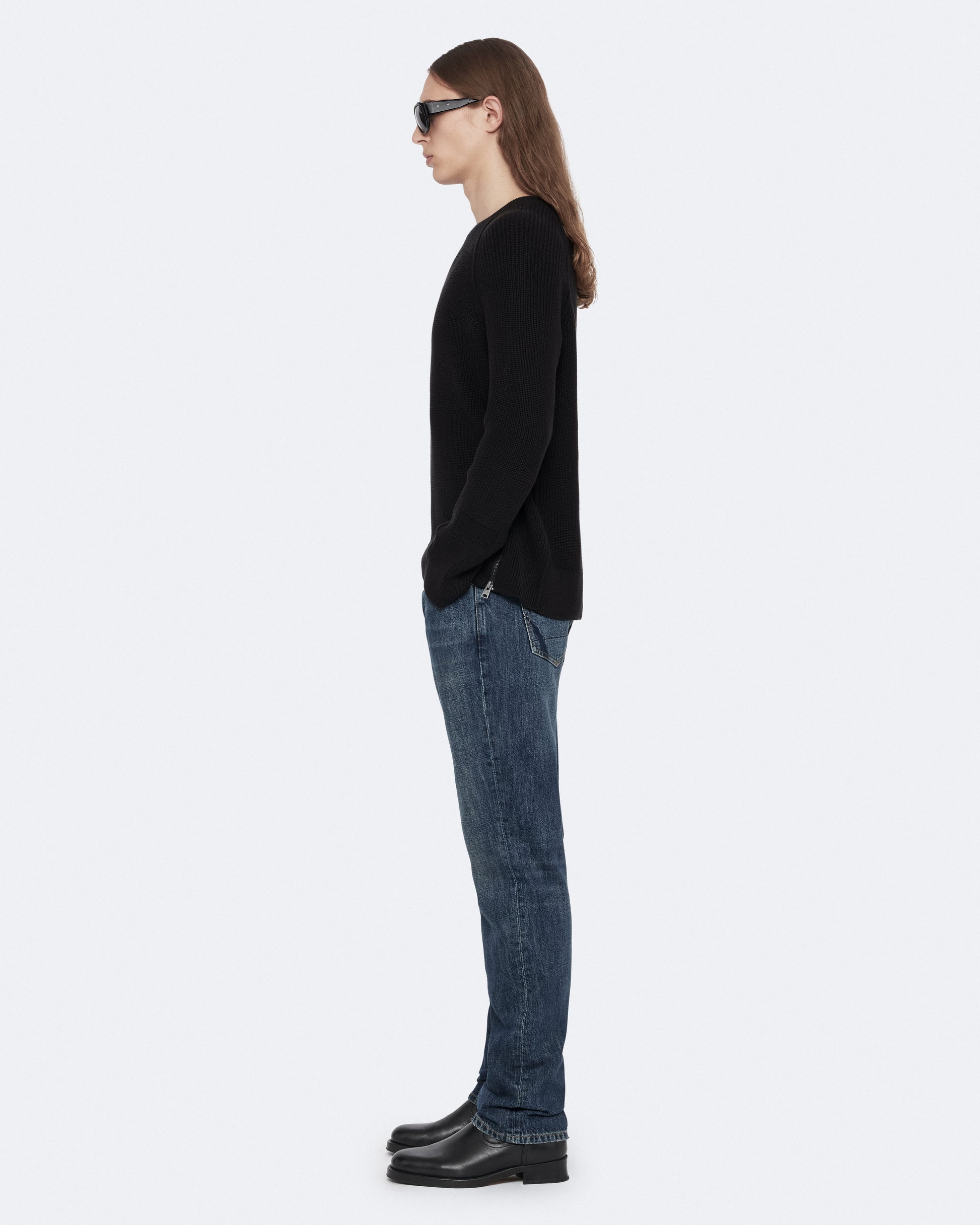 Black Color Kit Crew Jumper from AllSaints
