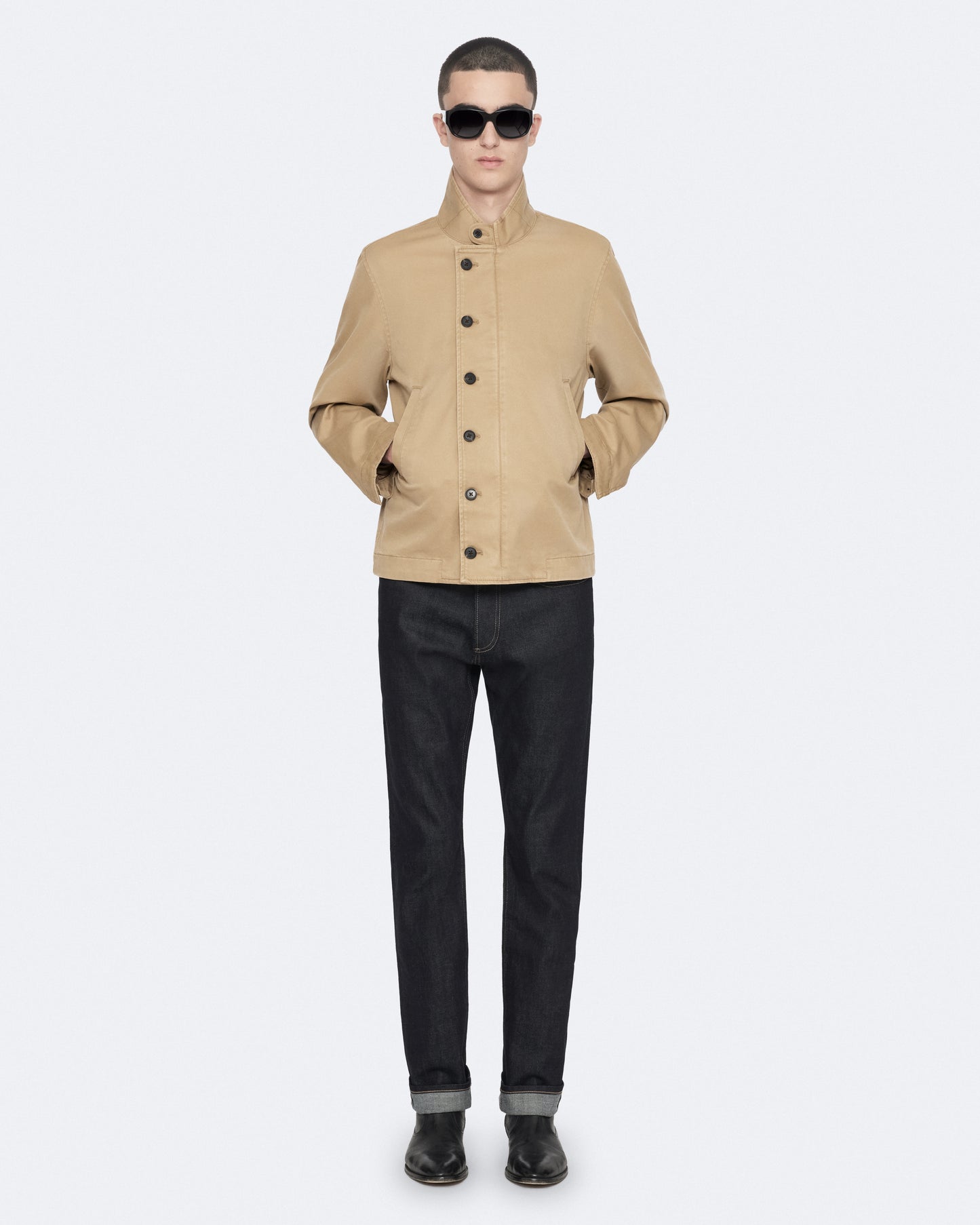 Khaki Brown Color Enfield Jacket from AllSaints