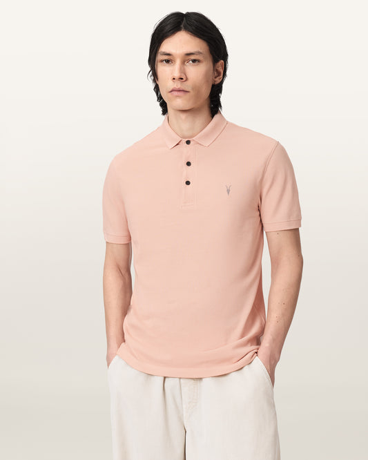 BLUSHED PINK Color Reform SS Polo from AllSaints
