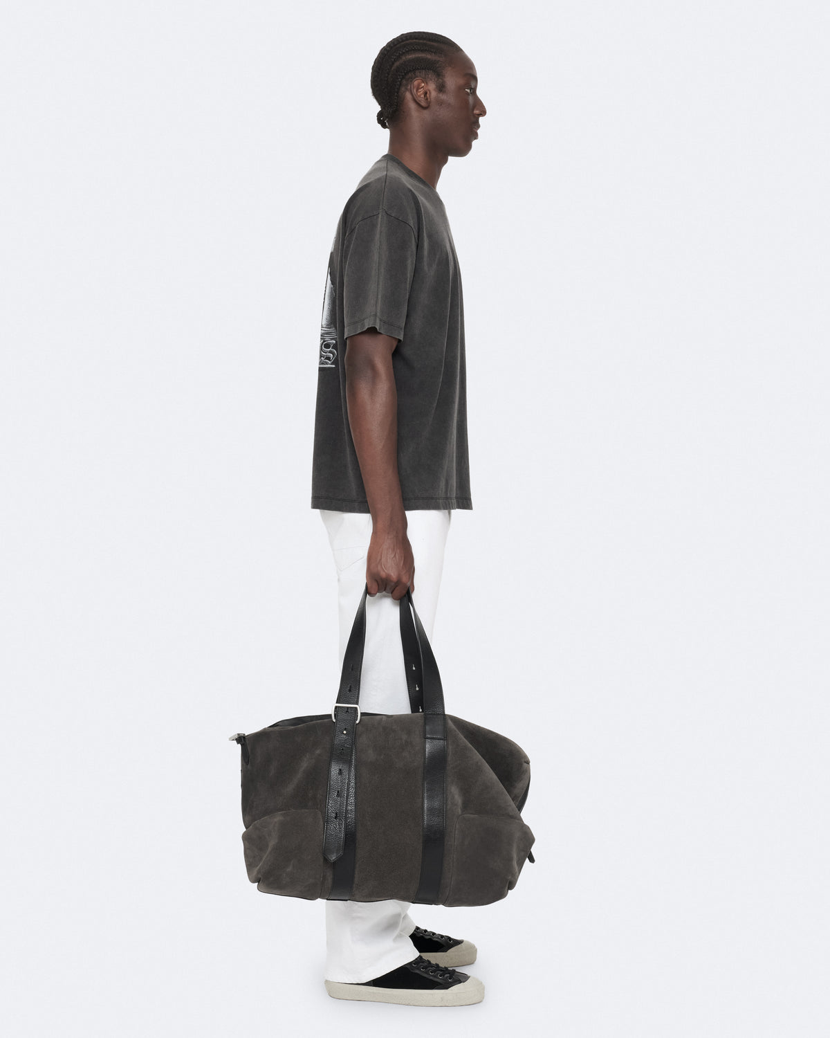 Washed Black Color Shrines SS Crew from AllSaints