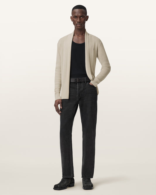 POWDERED GREEN Color Mode Merino Open Cardigan from AllSaints