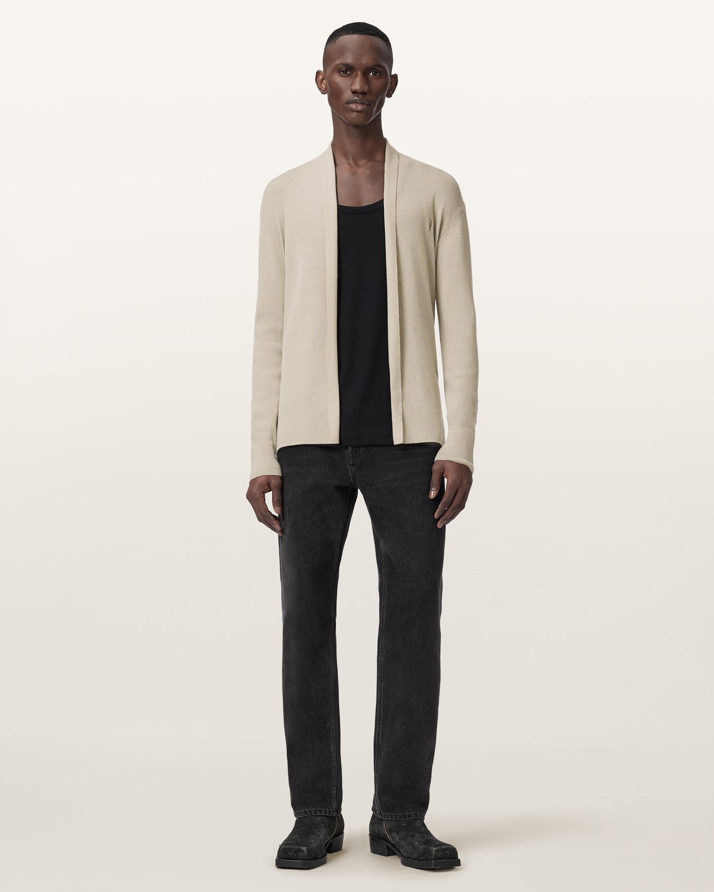 Mode Merino Open Cardigan