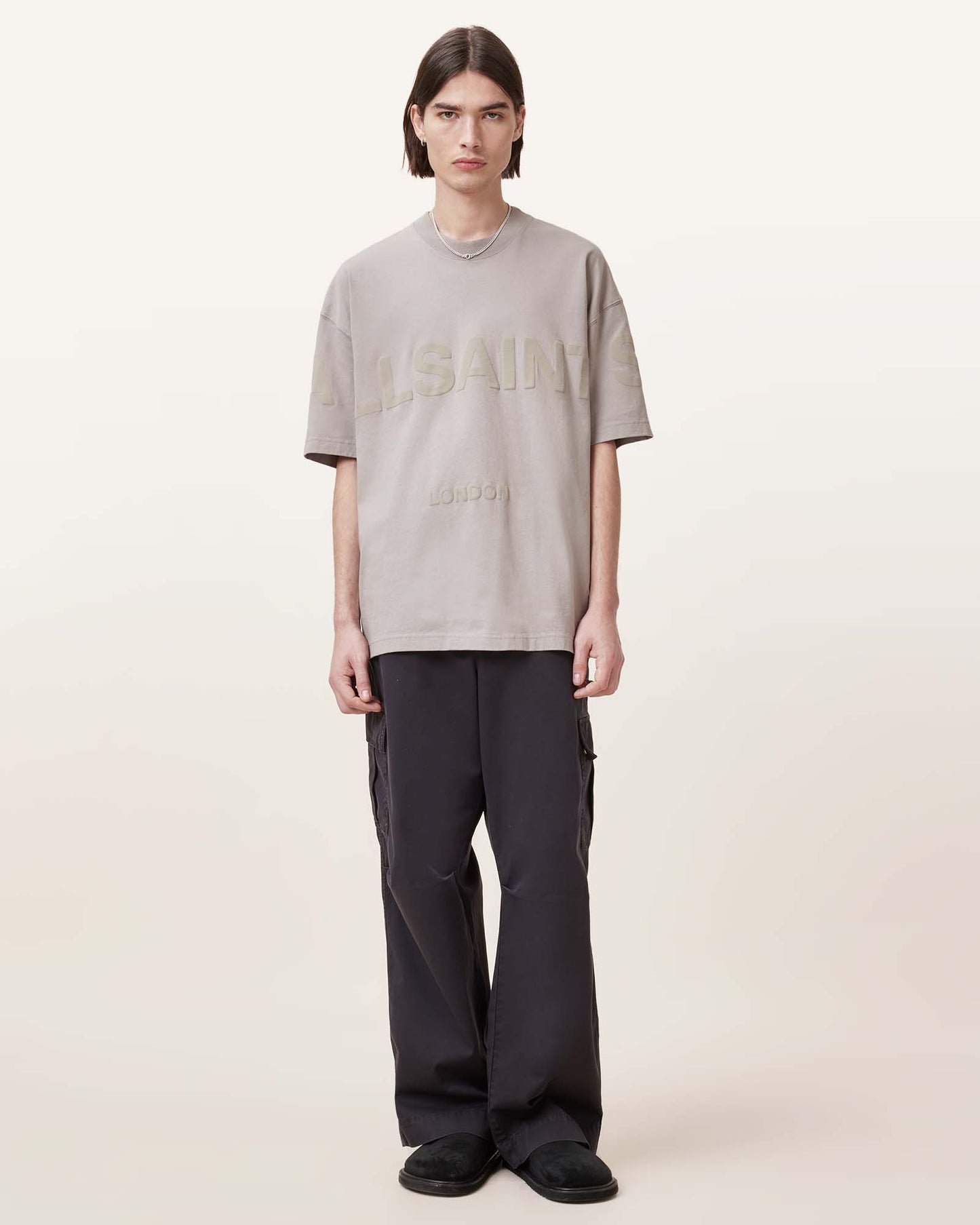 CHESTNUT BROWN Color Biggy SS Crew from AllSaints