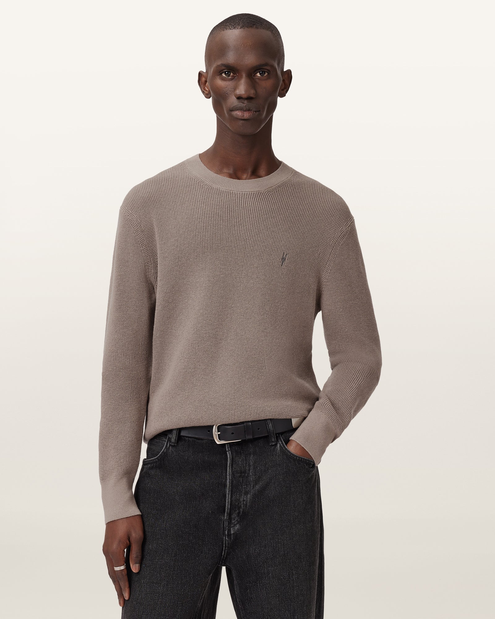 CHESTNUT BROWN Color Aspen Crew Jumper from AllSaints