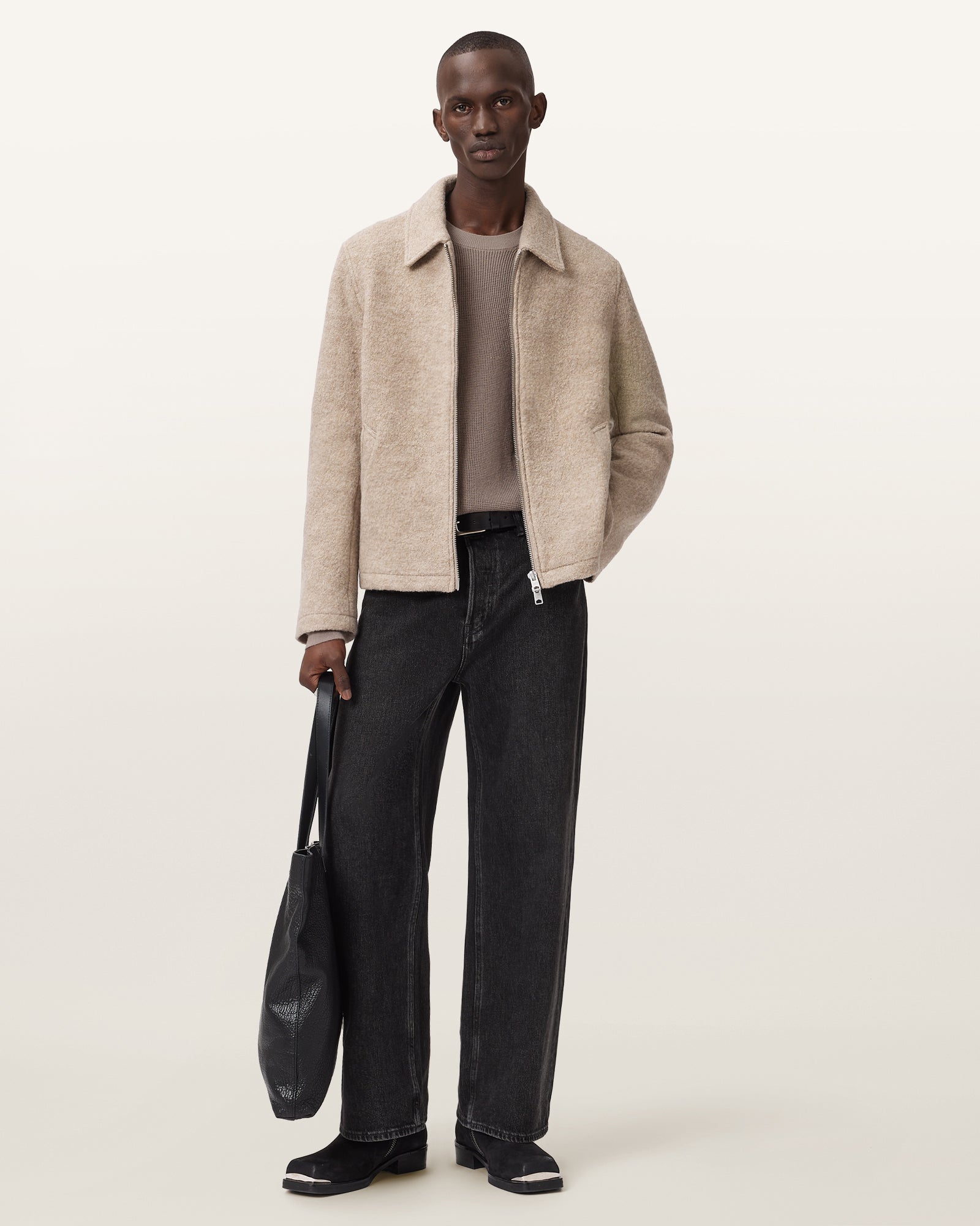 CHESTNUT BROWN Color Aspen Crew Jumper from AllSaints