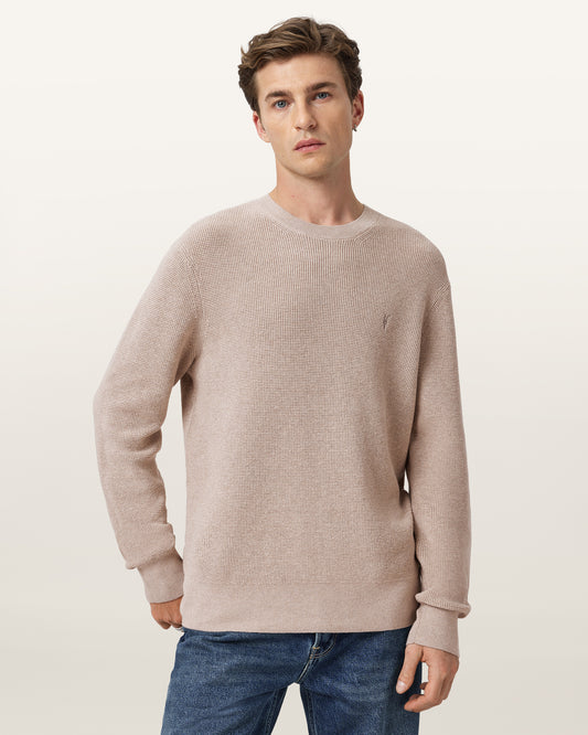 MOON GREY Color Aspen Crew Knitwear from AllSaints