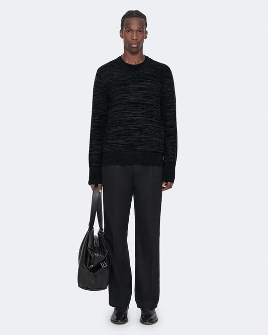 Black/Grey Color Beton V Neck Jumper from AllSaints