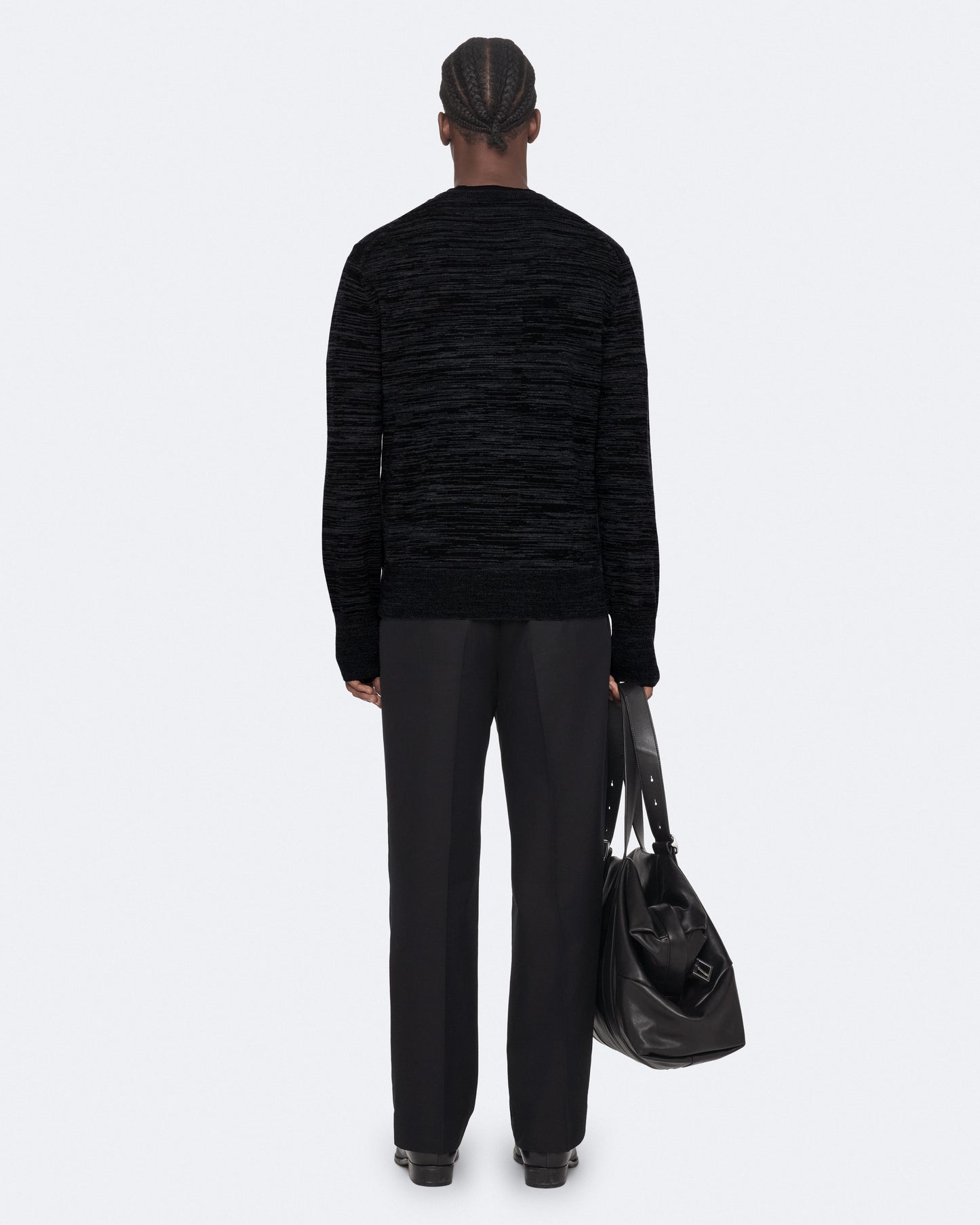 Black/Grey Color Beton V Neck Jumper from AllSaints