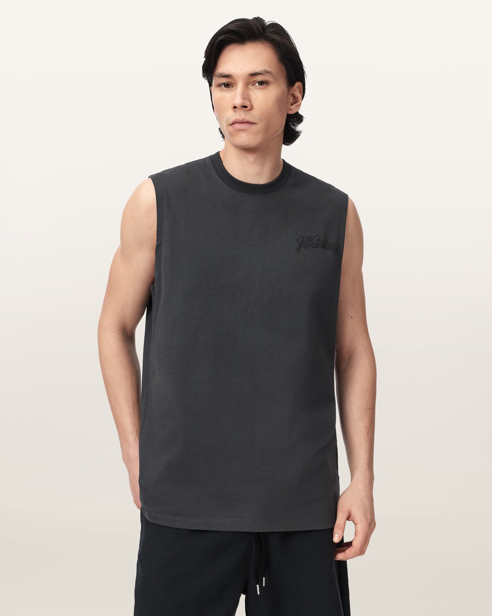 Washed Black Color Odyssey SL Crew from AllSaints