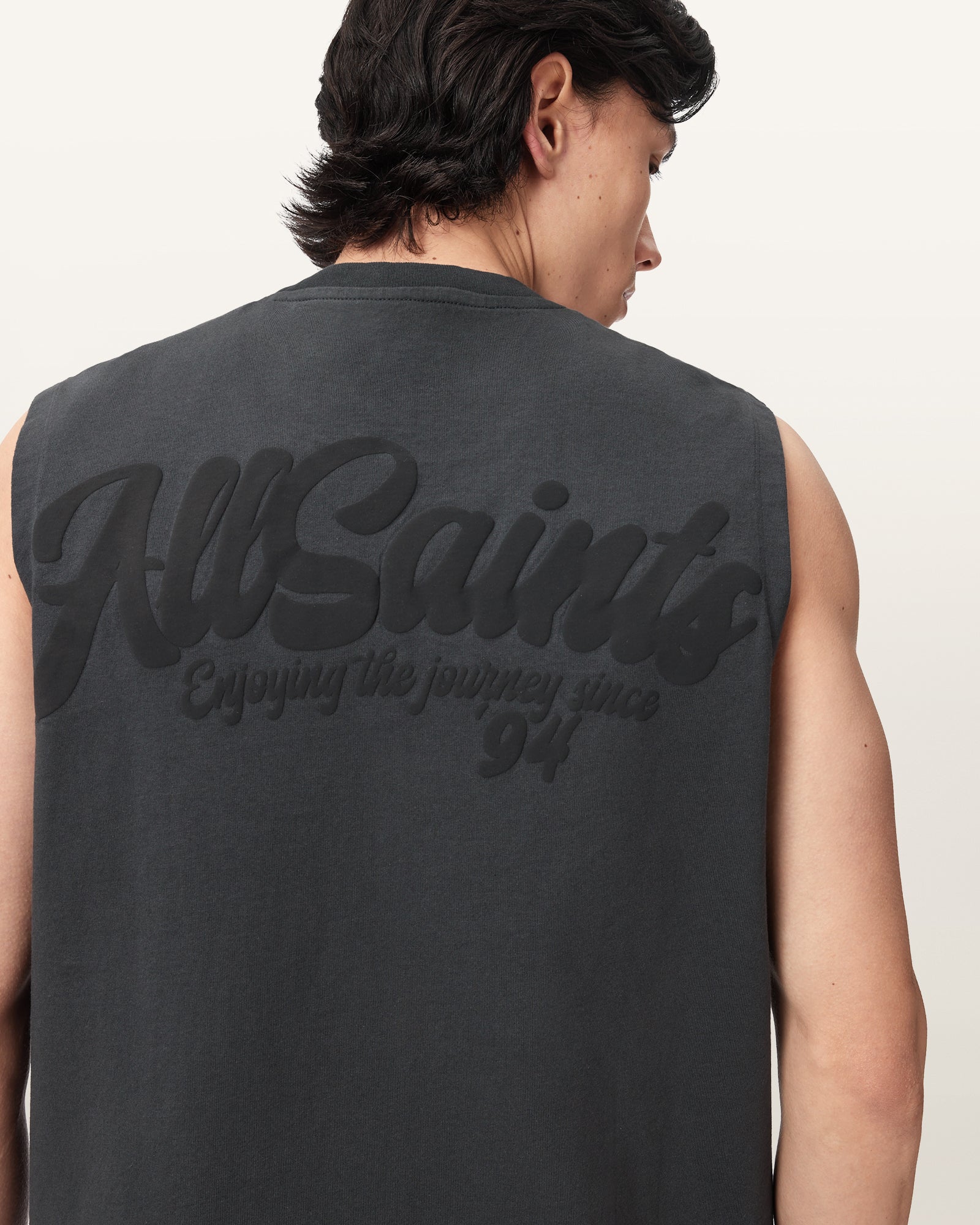 Washed Black Color Odyssey SL Crew from AllSaints