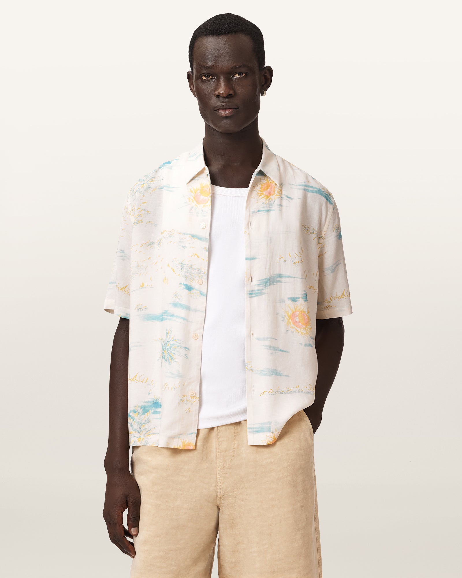 CANDY YELLOW Color Breezer SS Shirt from AllSaints