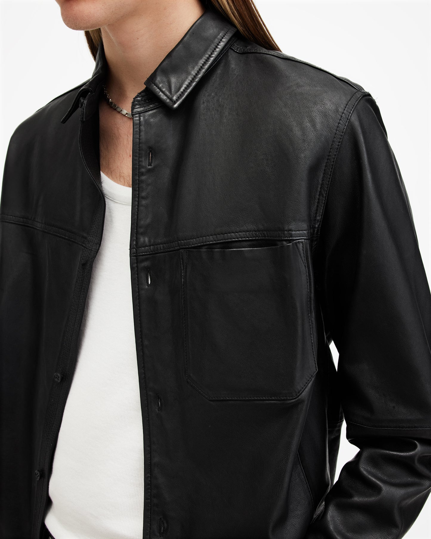 Compass Leather Shirt