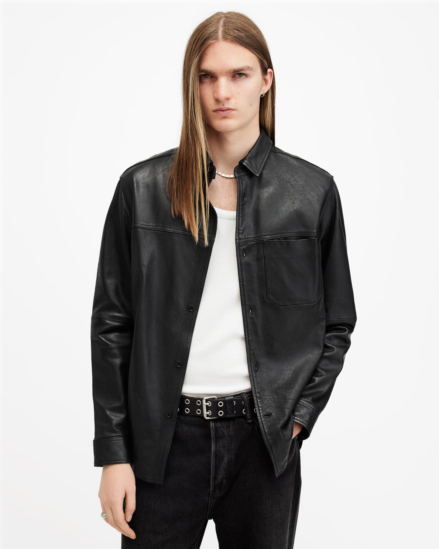 Compass Leather Shirt