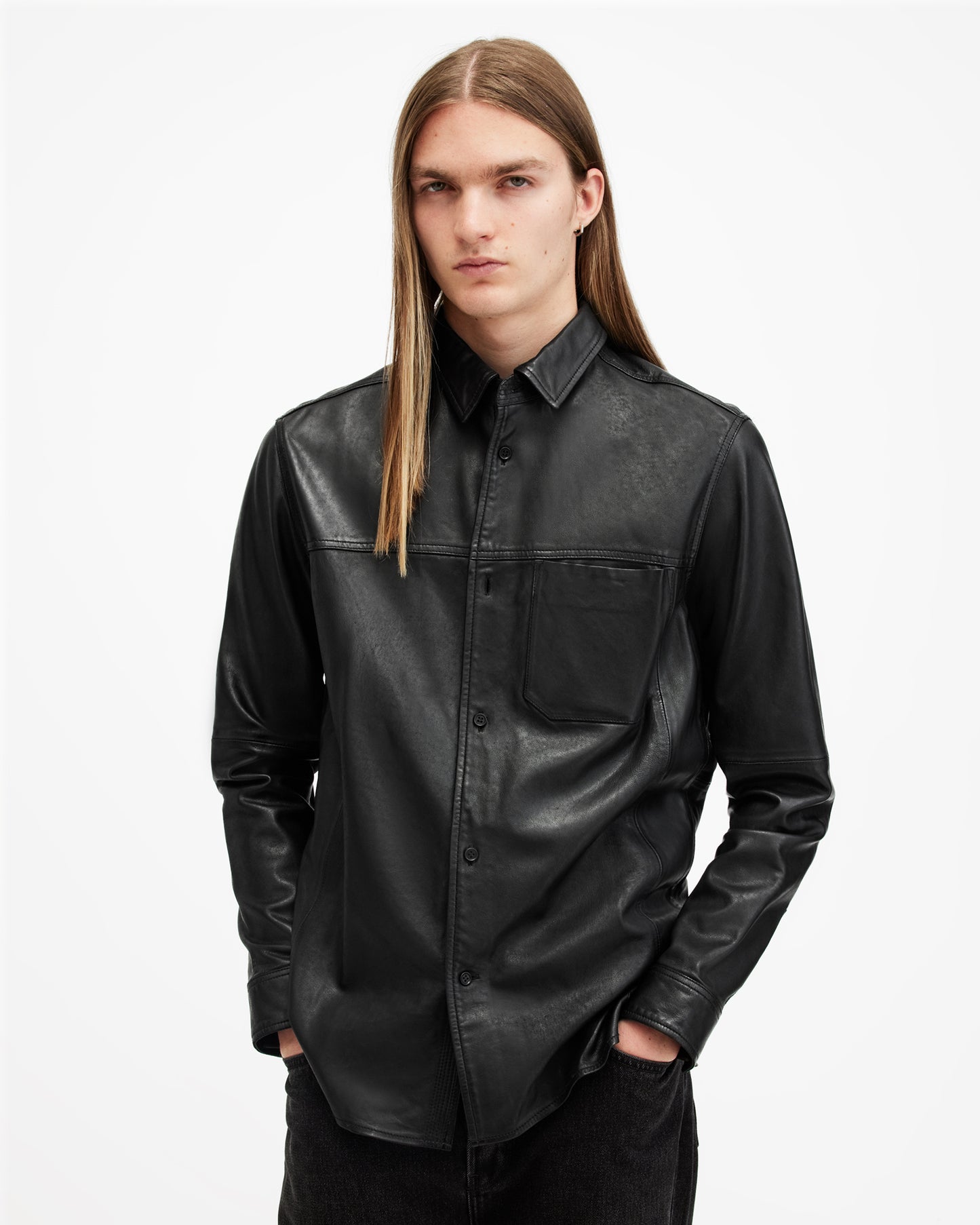 Compass Leather Shirt