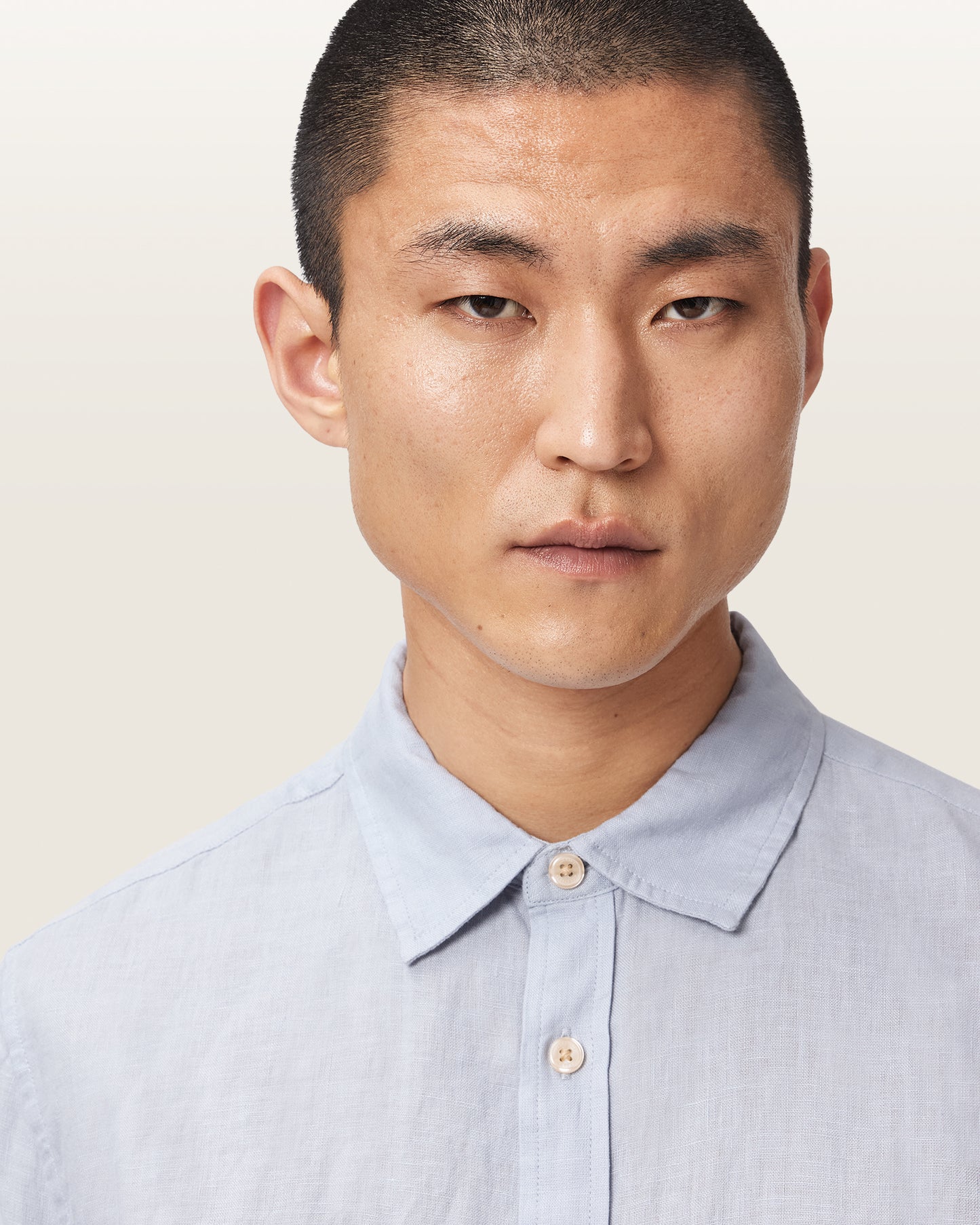 VILLA BLUE Color Loom LS Shirt from AllSaints