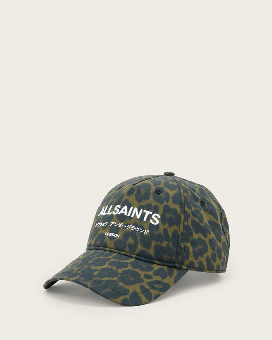 Leopard Color Underground Baseball Cap from AllSaints