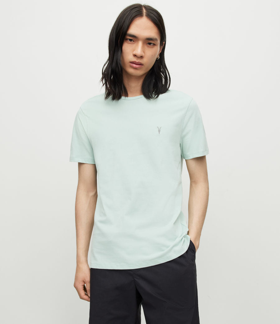 Brace Brushed Cotton Crew T-Shirt - AllSaints Hong Kong