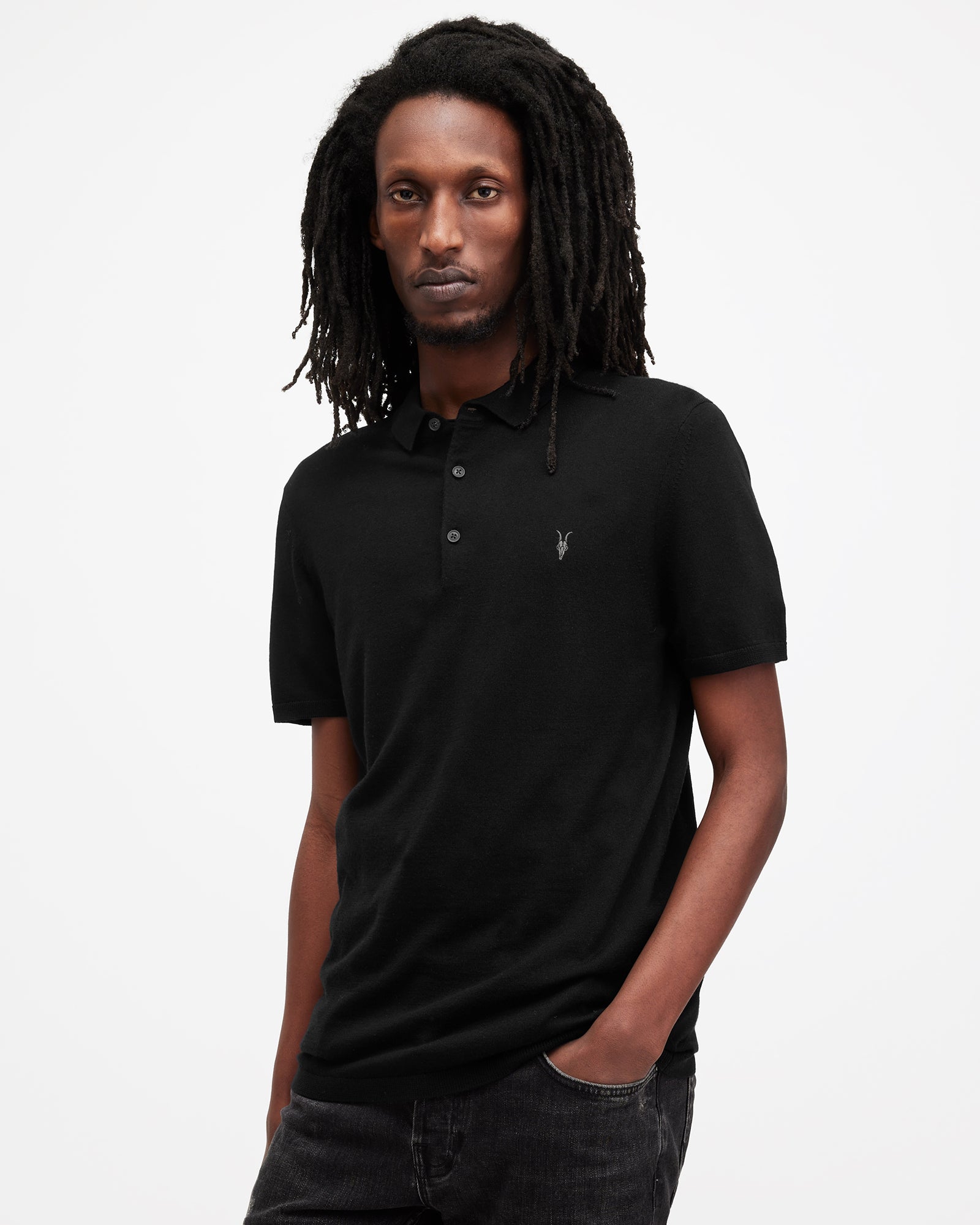 Mode Merino Short Sleeve Polo Knitwear