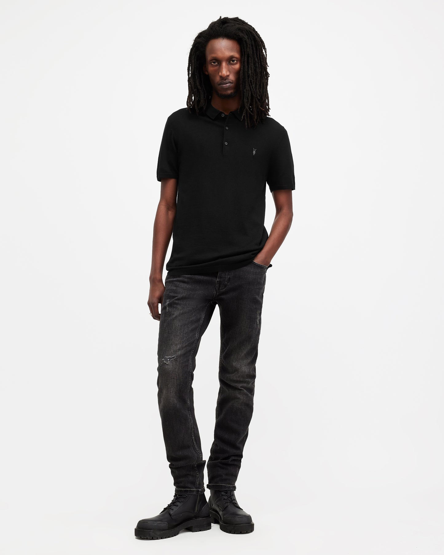 Mode Merino Short Sleeve Polo Knitwear