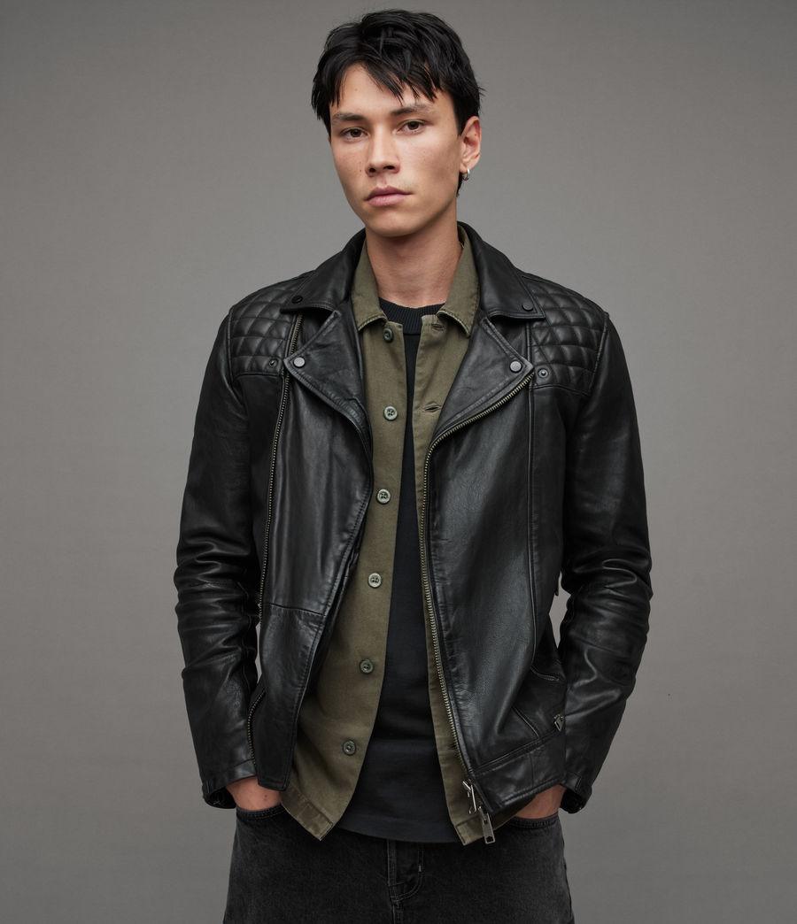Conroy Biker Leather Jacket - AllSaints Hong Kong