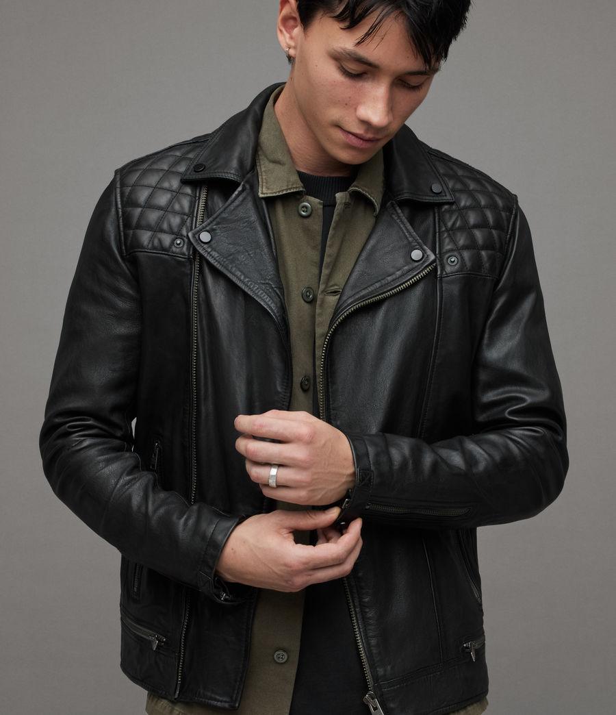 Conroy Biker Leather Jacket - AllSaints Hong Kong