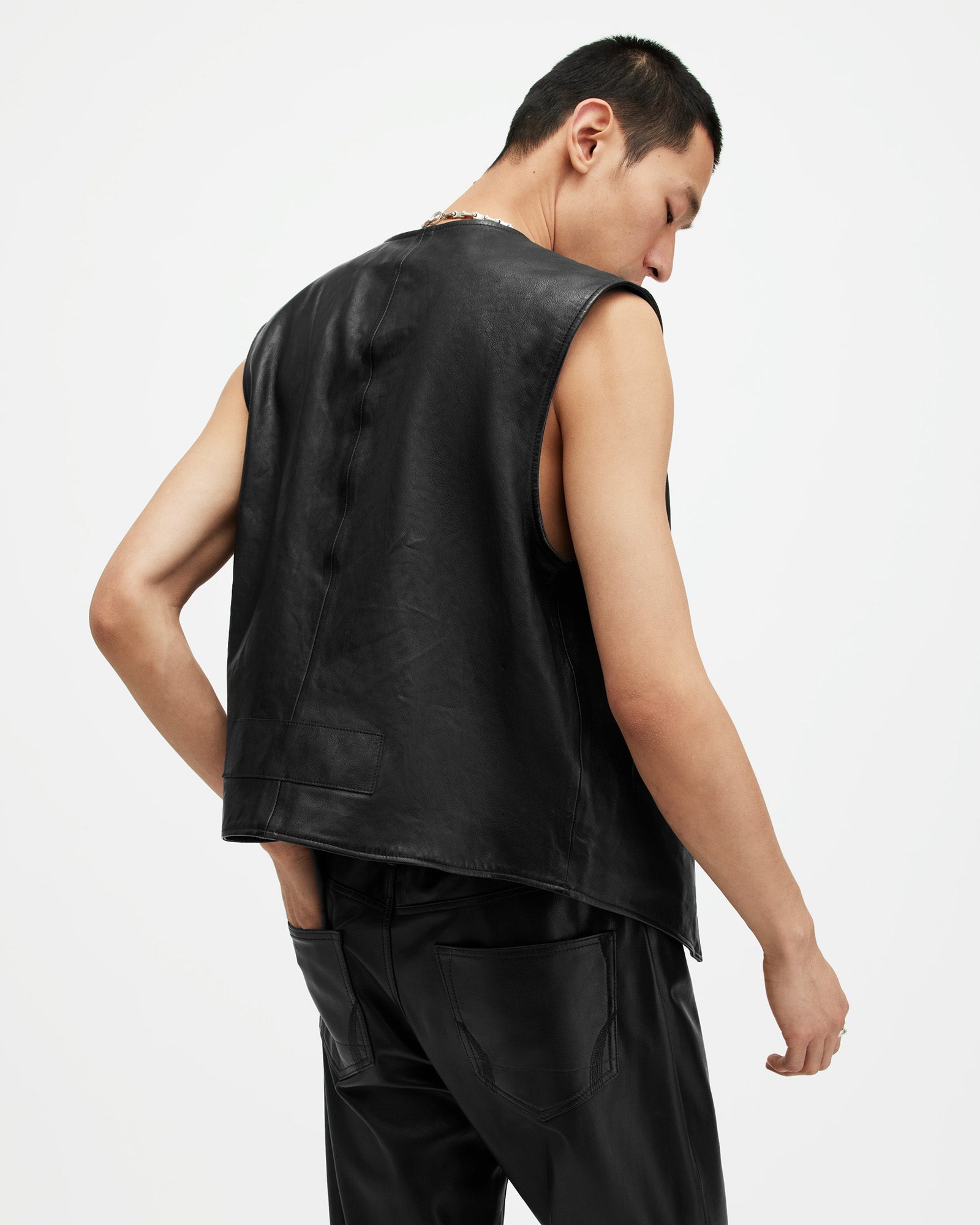 Tempo Leather Waistcoat