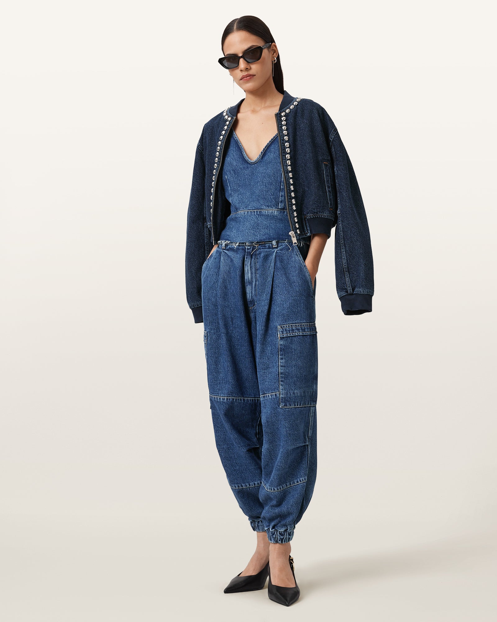 Mid Indigo Color Sol Denim Trouser from AllSaints