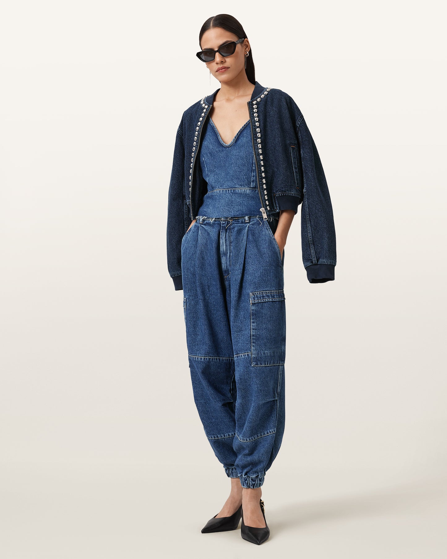 Mid Indigo Color Sol Denim Trouser from AllSaints
