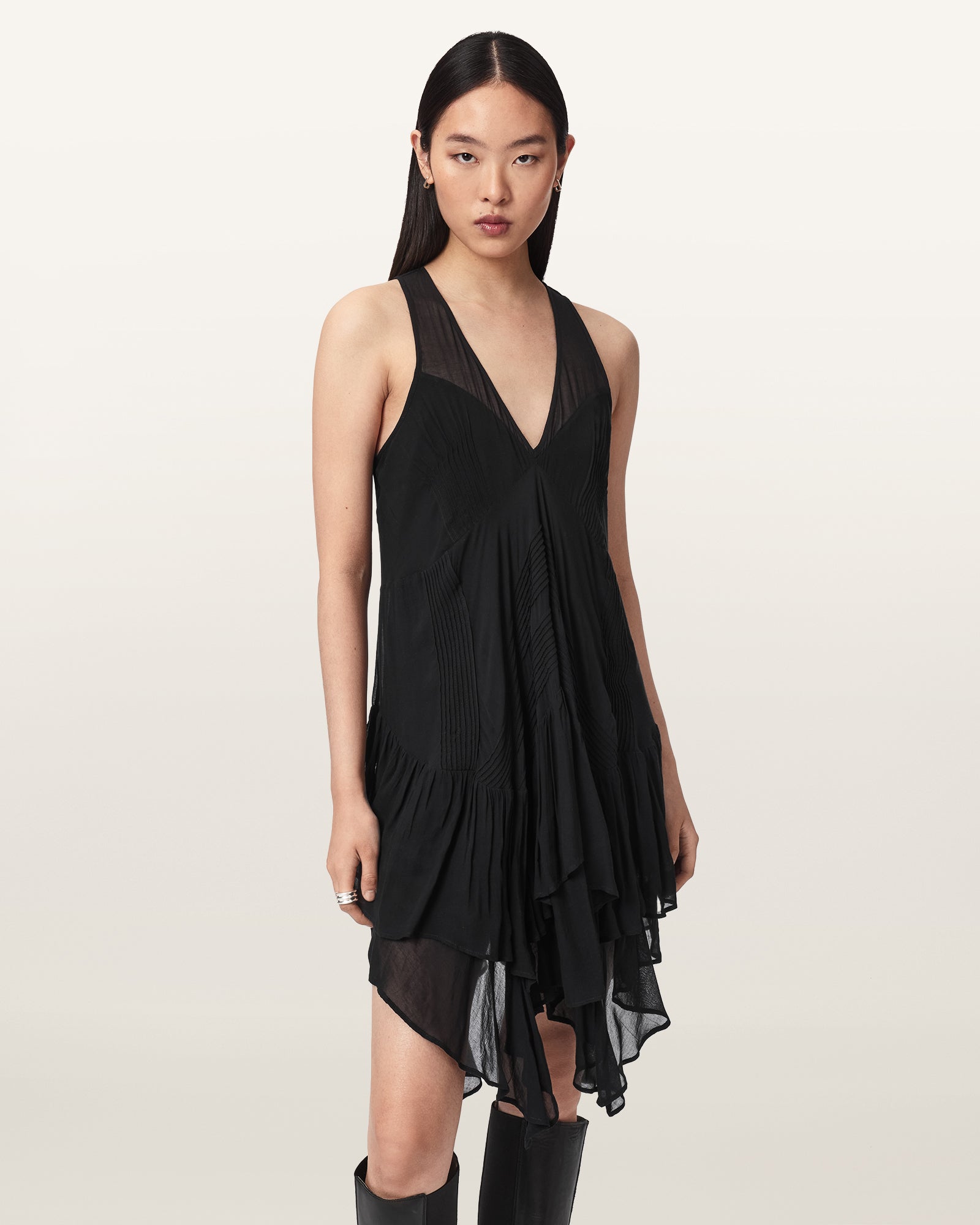 Black Color Gretel Dress from AllSaints