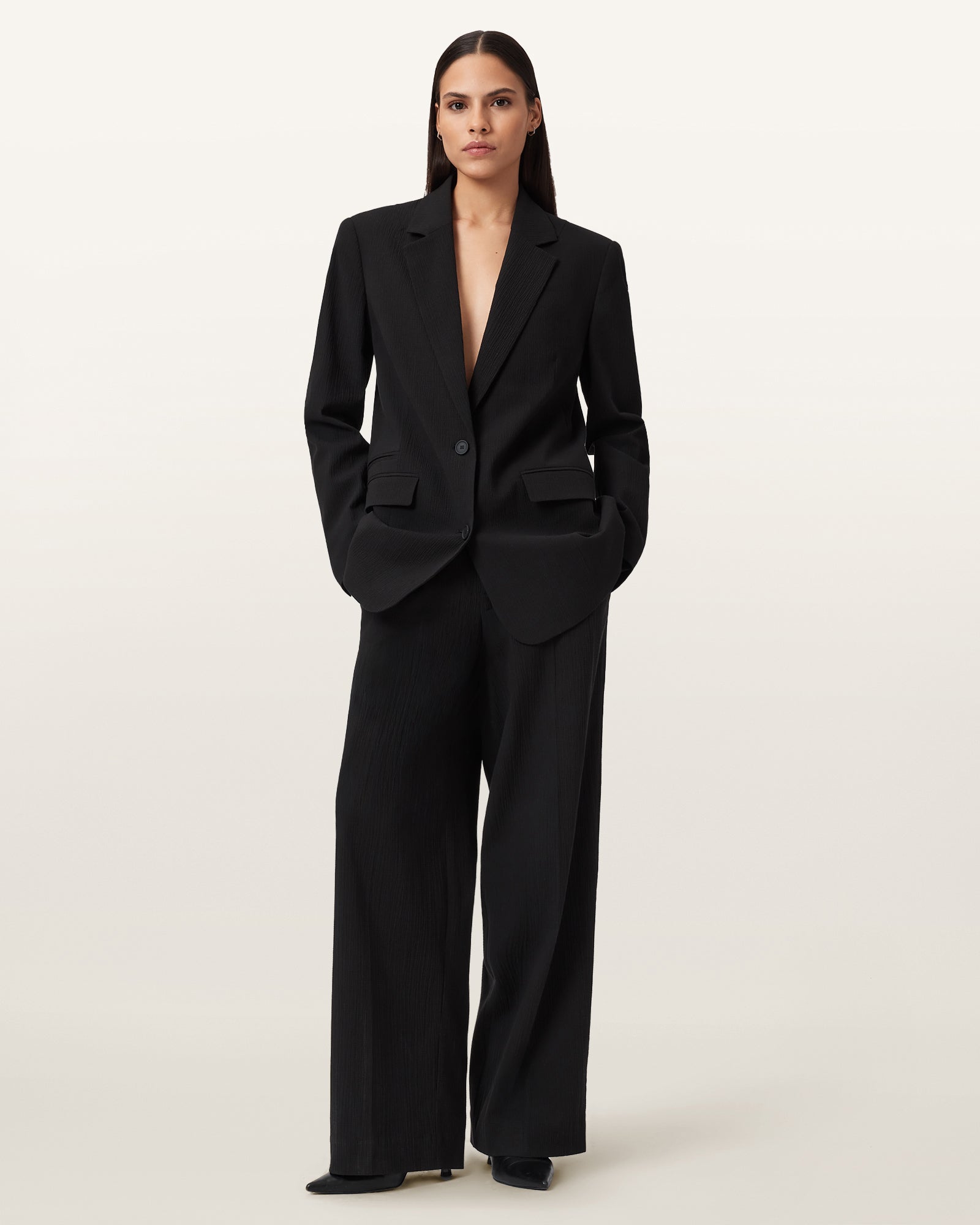 Black Color Essen Trouser from AllSaints