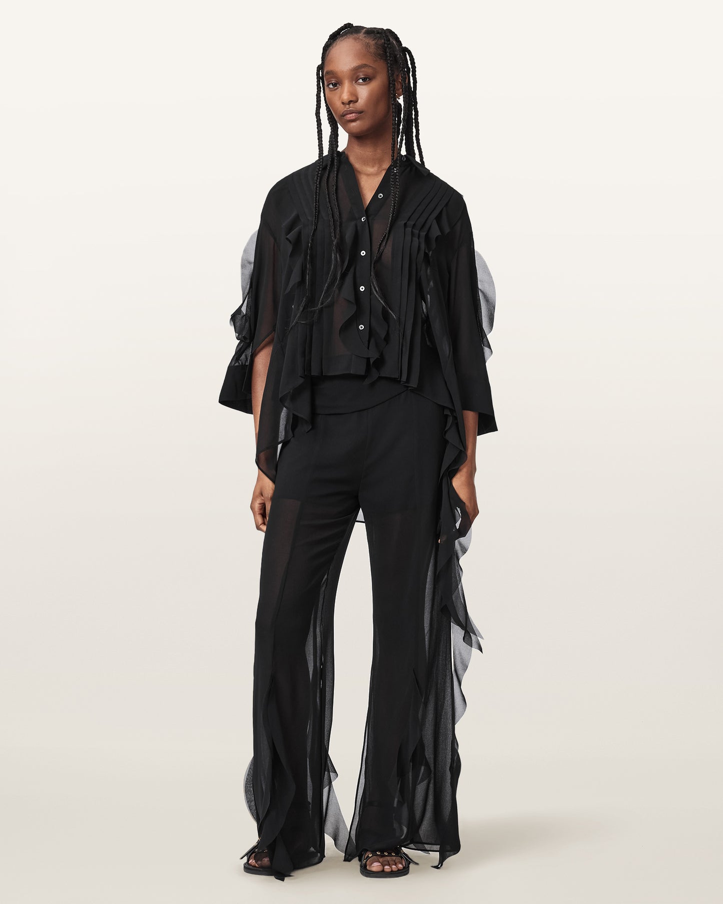 Black Color Minna Trouser from AllSaints
