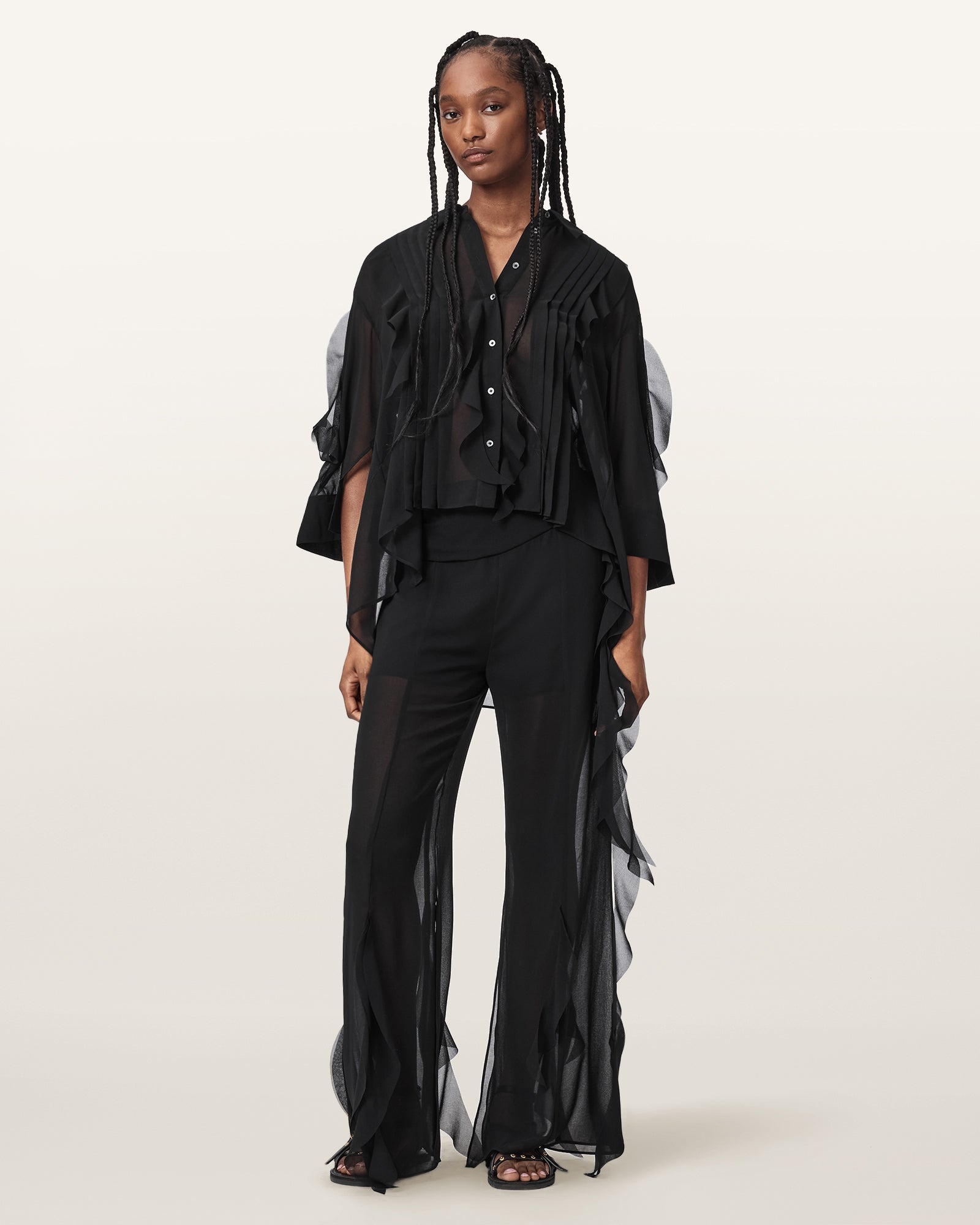 Black Color Minna Trouser from AllSaints