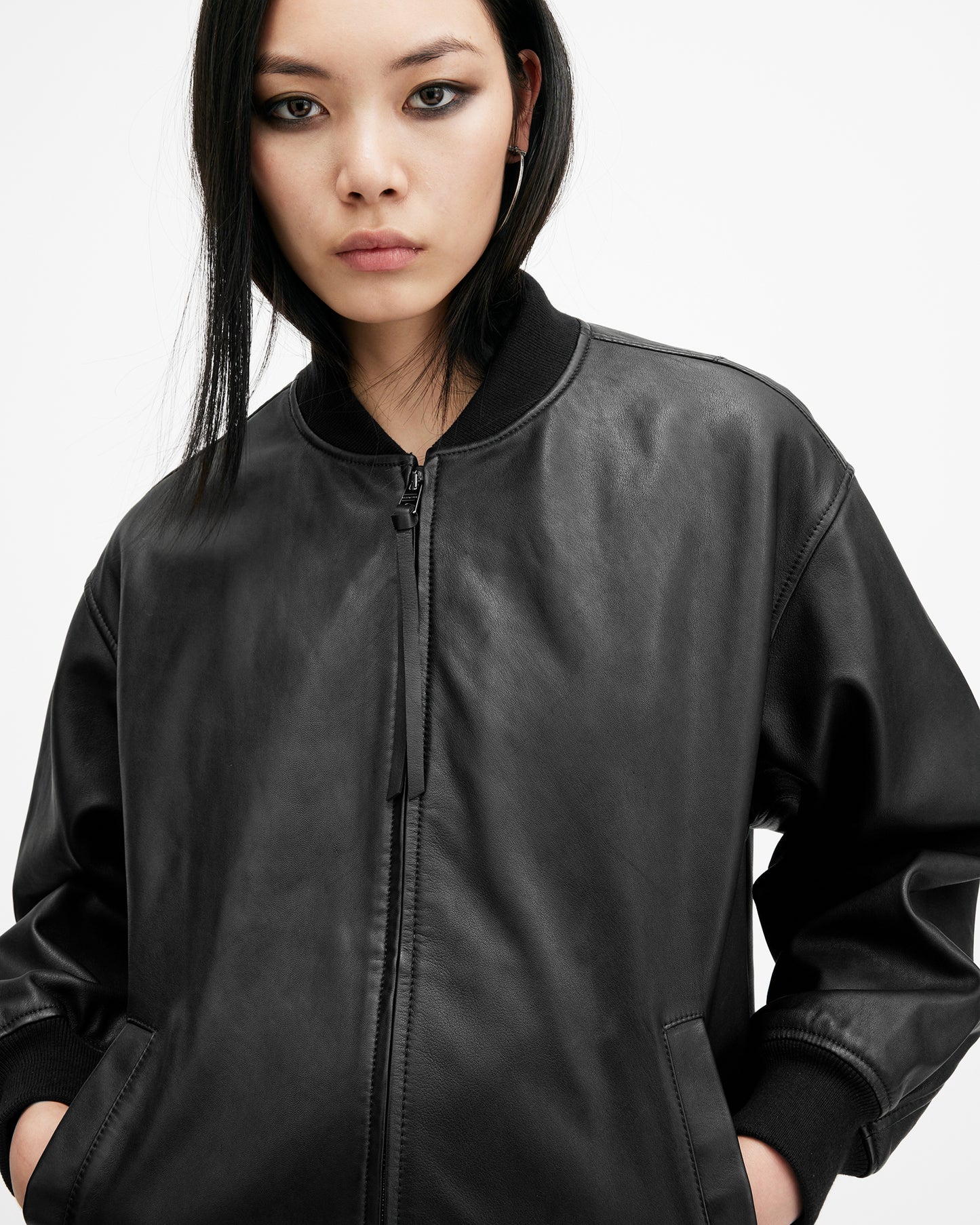 Belle Bomber Leather Jacket