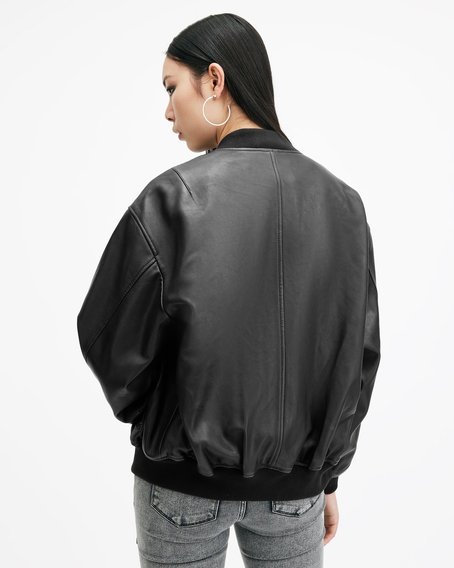 Belle Bomber Leather Jacket