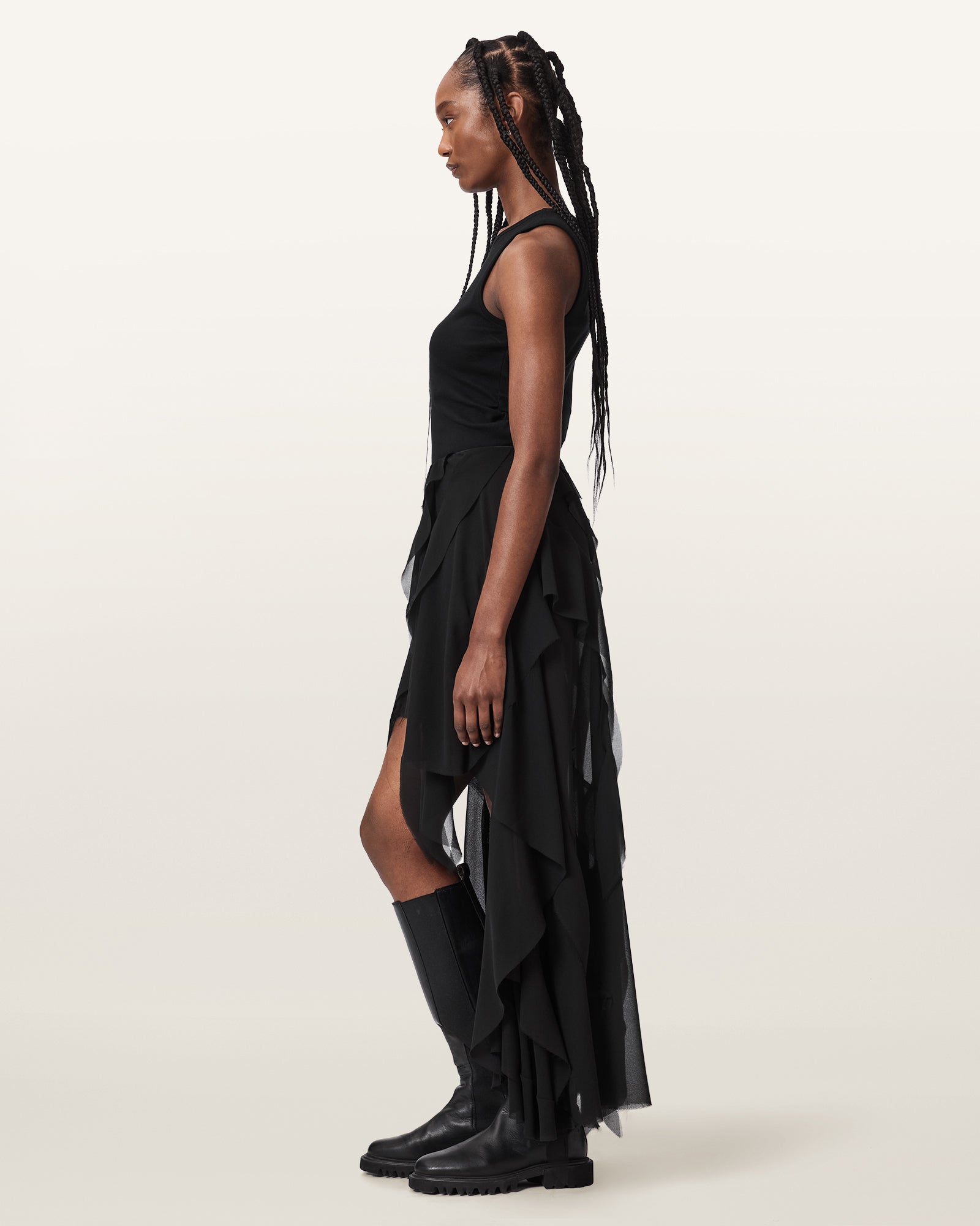 Black Color Melody Skirt from AllSaints
