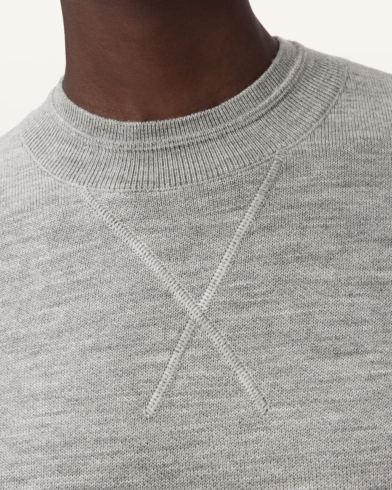 Grey Marl Color Nika Tee from AllSaints