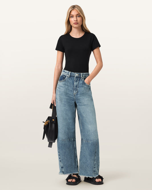 Vintage Indigo Color Payton Crop Jean from AllSaints