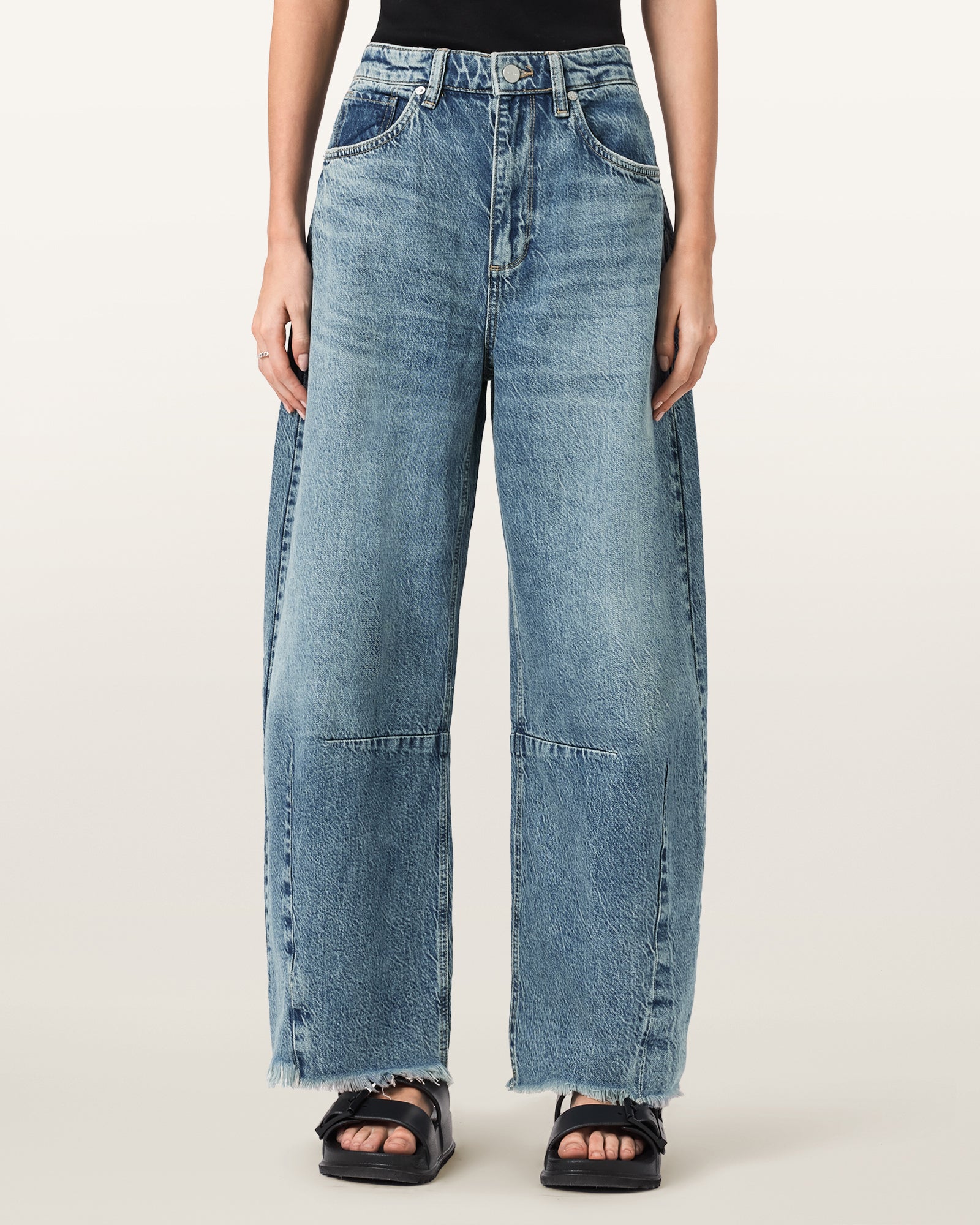 Vintage Indigo Color Payton Crop Jean from AllSaints