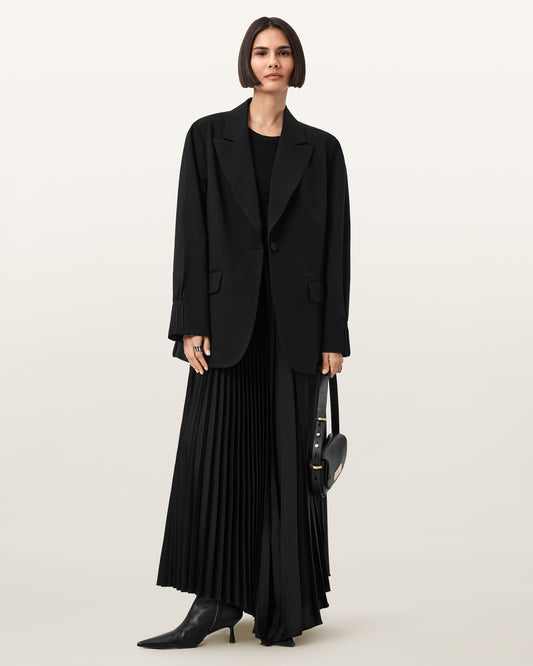 Black Color Alassett Blazer from AllSaints