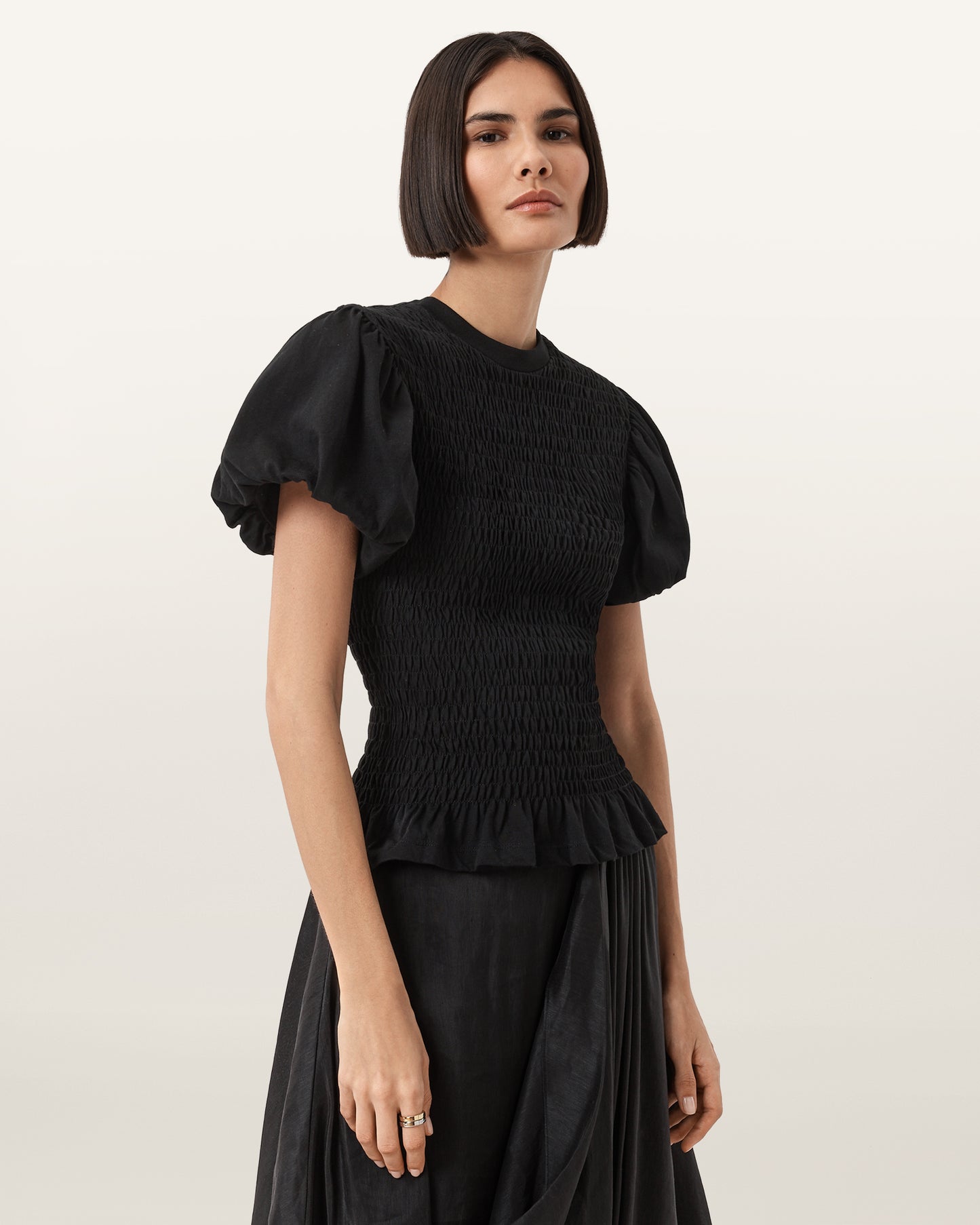 Black Color Dael Top from AllSaints