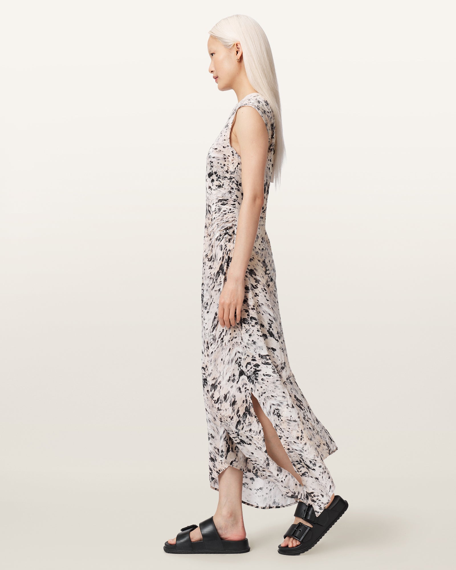 CANTER ECRU WHITE Color Noor Dress from AllSaints