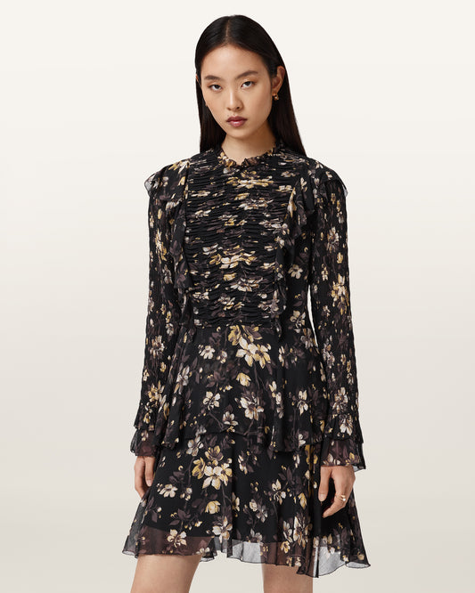 VINE BLACK Color Portia Dress from AllSaints