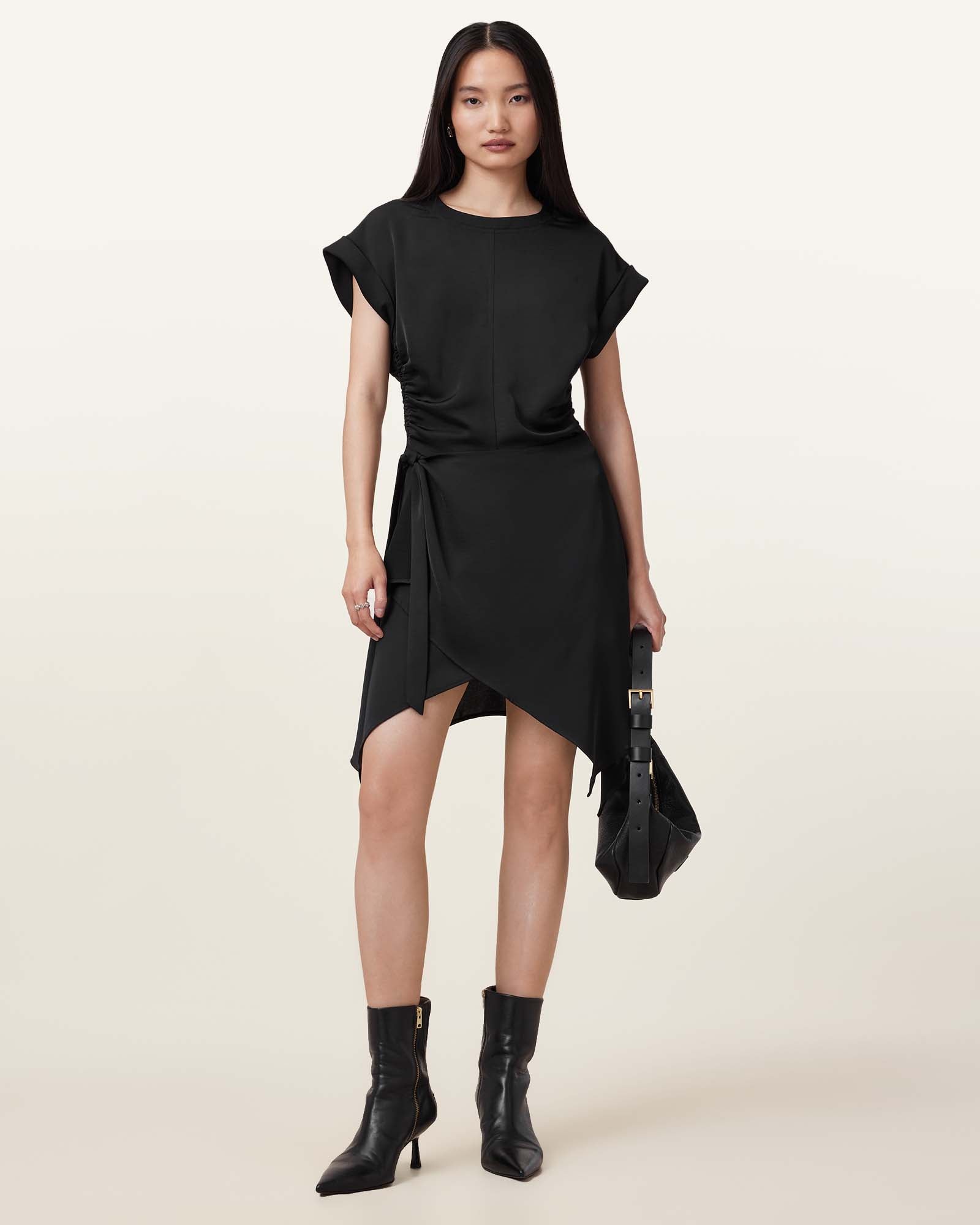 Black Color Riko Mini Dress from AllSaints