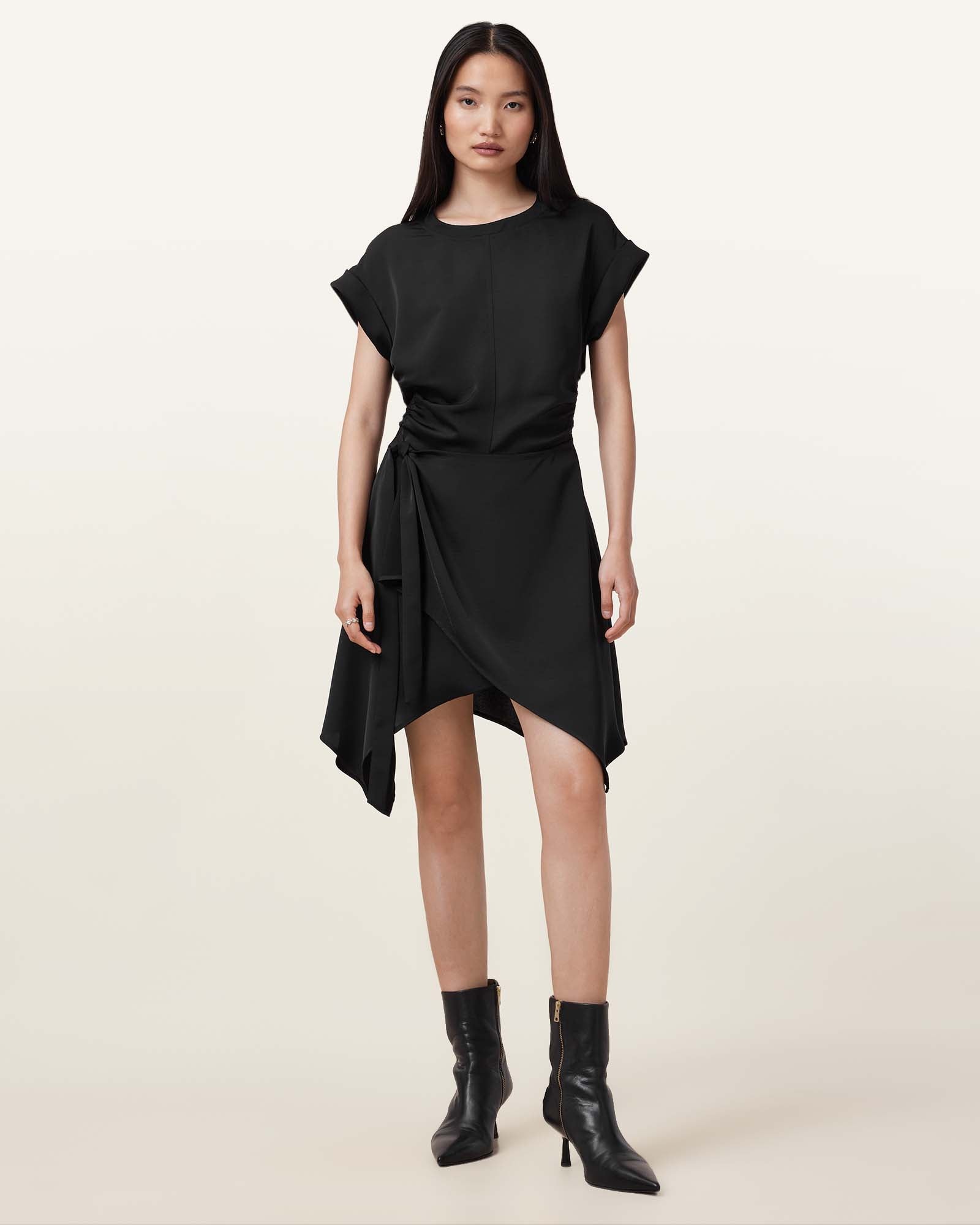 Black Color Riko Mini Dress from AllSaints