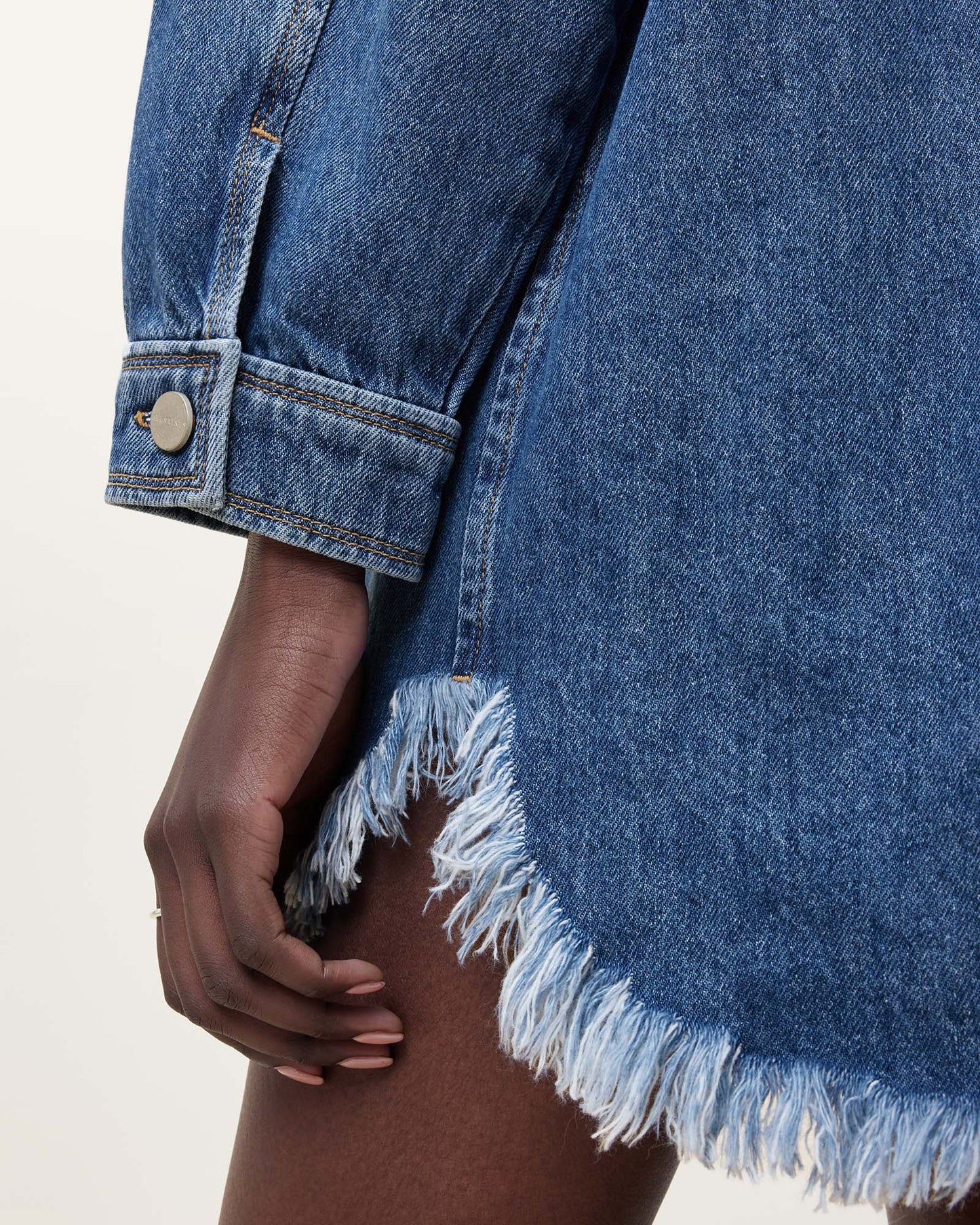 Faye Oversized Denim Shacket Dress